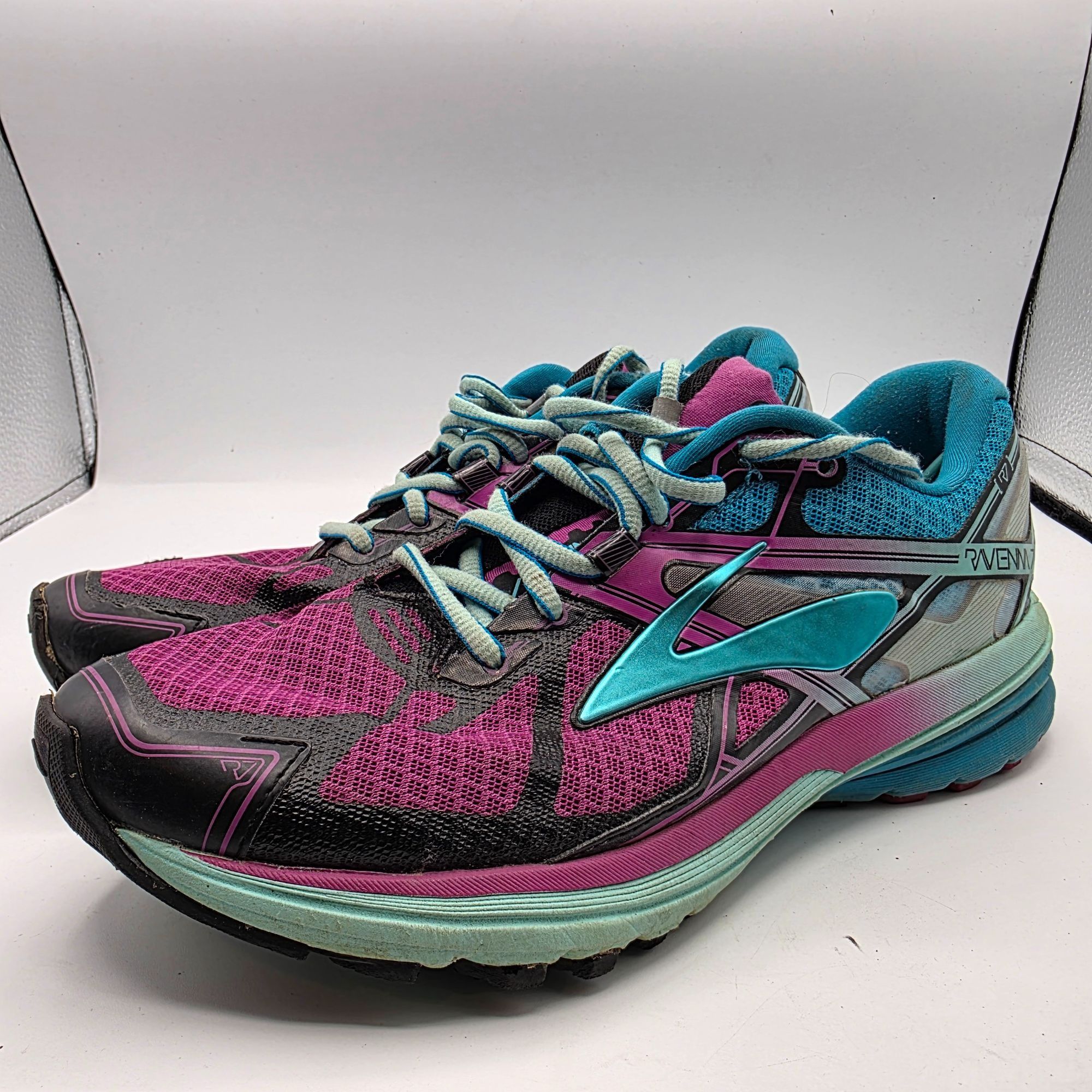 Brooks Brooks Ravenna 7 Womens 8.5 Purplel Running Shoes Lightweigh Size US 8.5 / IT 38.5 - 4 Thumbnail
