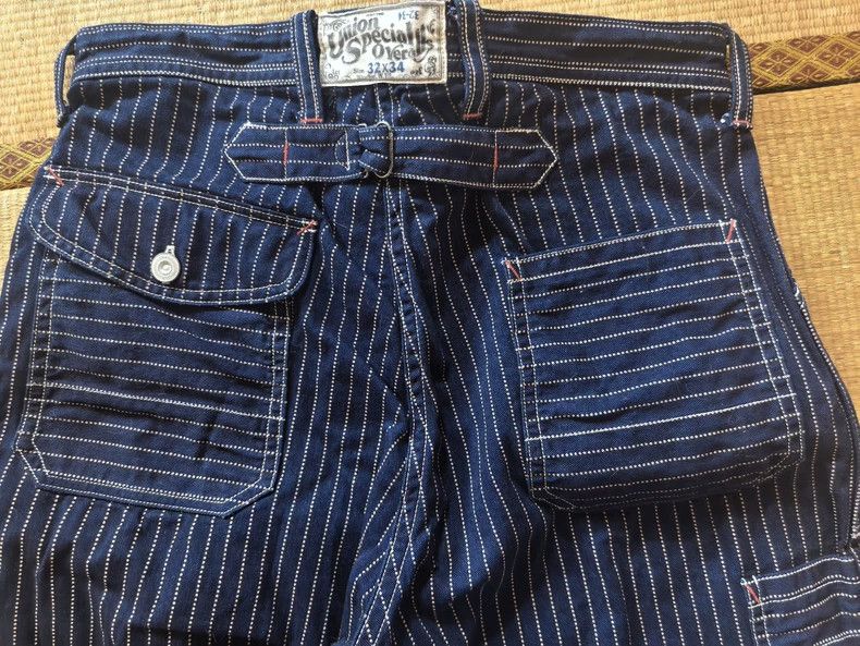 Freewheelers Freewheelers Dot-shaped dyed miner's trousers Size US 32 / EU 48 - 6 Thumbnail