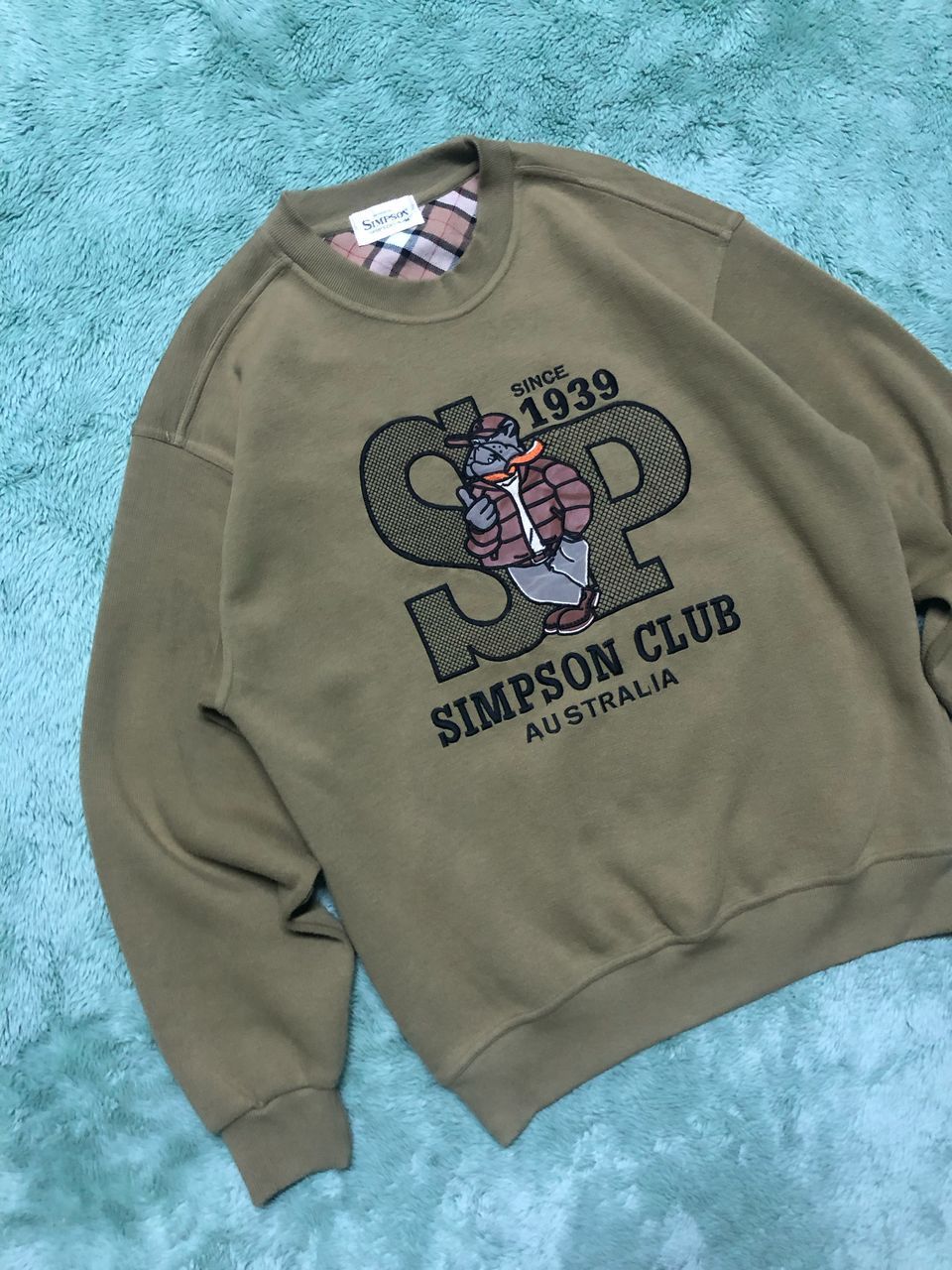Vintage VINTAGE SIMPSON CLUB AUSTRALIA SWEATSHIRT EMBROIDERED PRINT Size US M / EU 48-50 / 2 - 3 Thumbnail