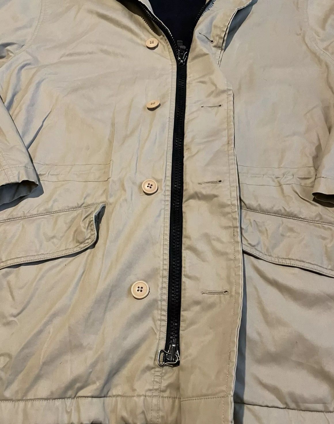 Designer × Polo Ralph Lauren × Vintage Vintage Polo Ralph Lauren Hooded Trench Coat Parka Sz Large Size US L / EU 52-54 / 3 - 3 Thumbnail