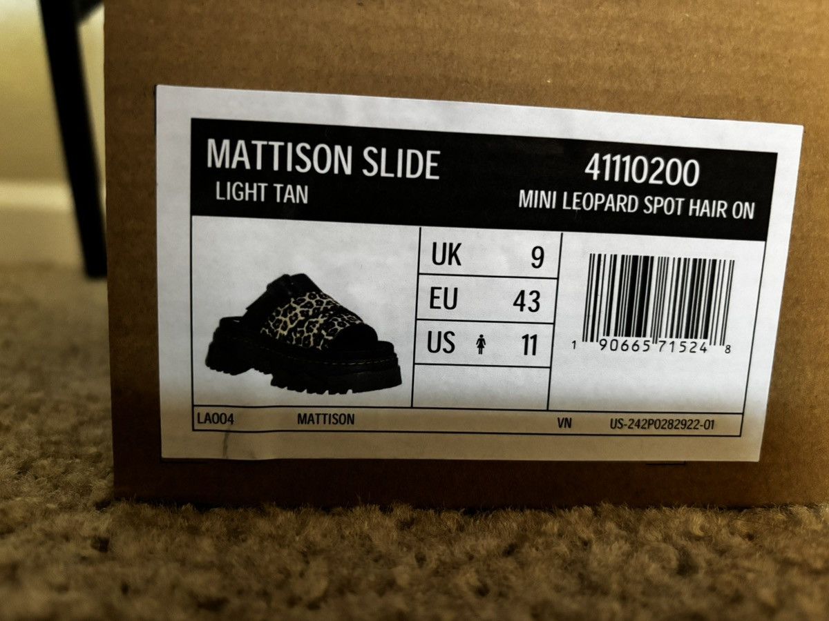 Dr. Martens Dr. Martens Mattison leopard print slides Size US 9.5 / EU 42-43 - 5 Thumbnail