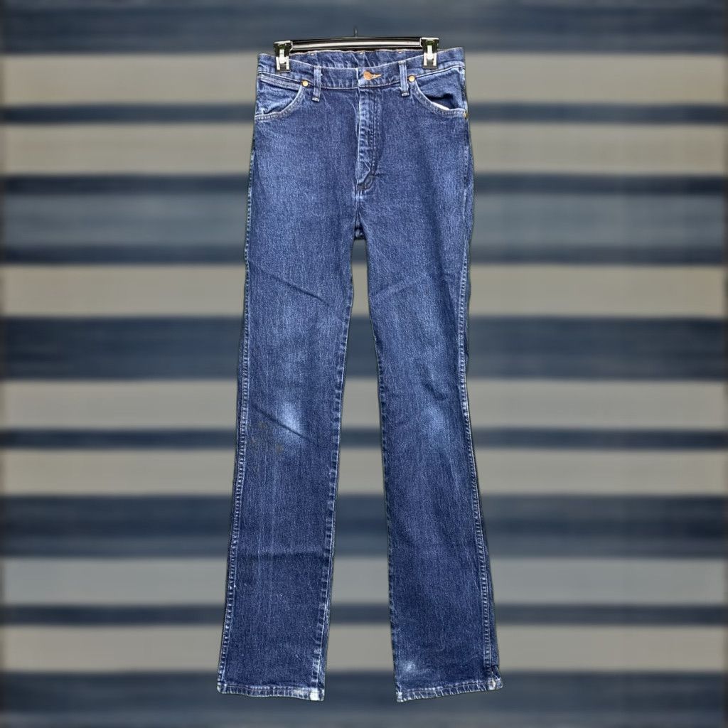 Wrangler Wrangler Jeans Mens 32x36 Denim Straight Leg Regular Rise Blue 947 Wrangler Cowboy Cut Mens Jeans Size US 32 / EU 48 - 1 Thumbnail
