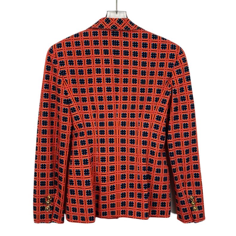 Versace Versace Plaid lapel long-sleeved blazer Size S / US 4 / IT 40 - 2 Thumbnail