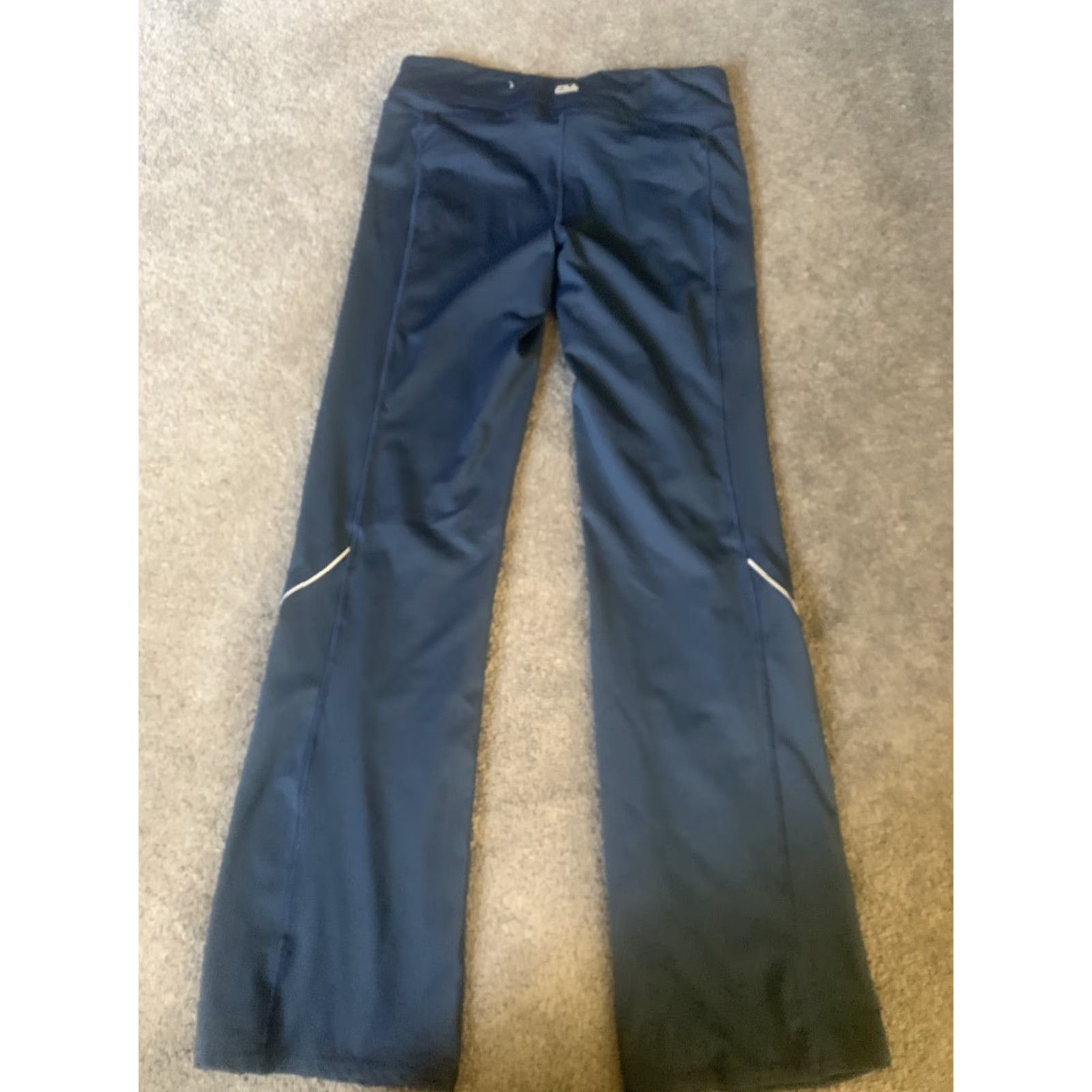 Fila FILA Sport Leggings Women Medium Blue High Rise Activewear Running & Jogging Shirt? Size 32" / US 10 / IT 46 - 4 Thumbnail