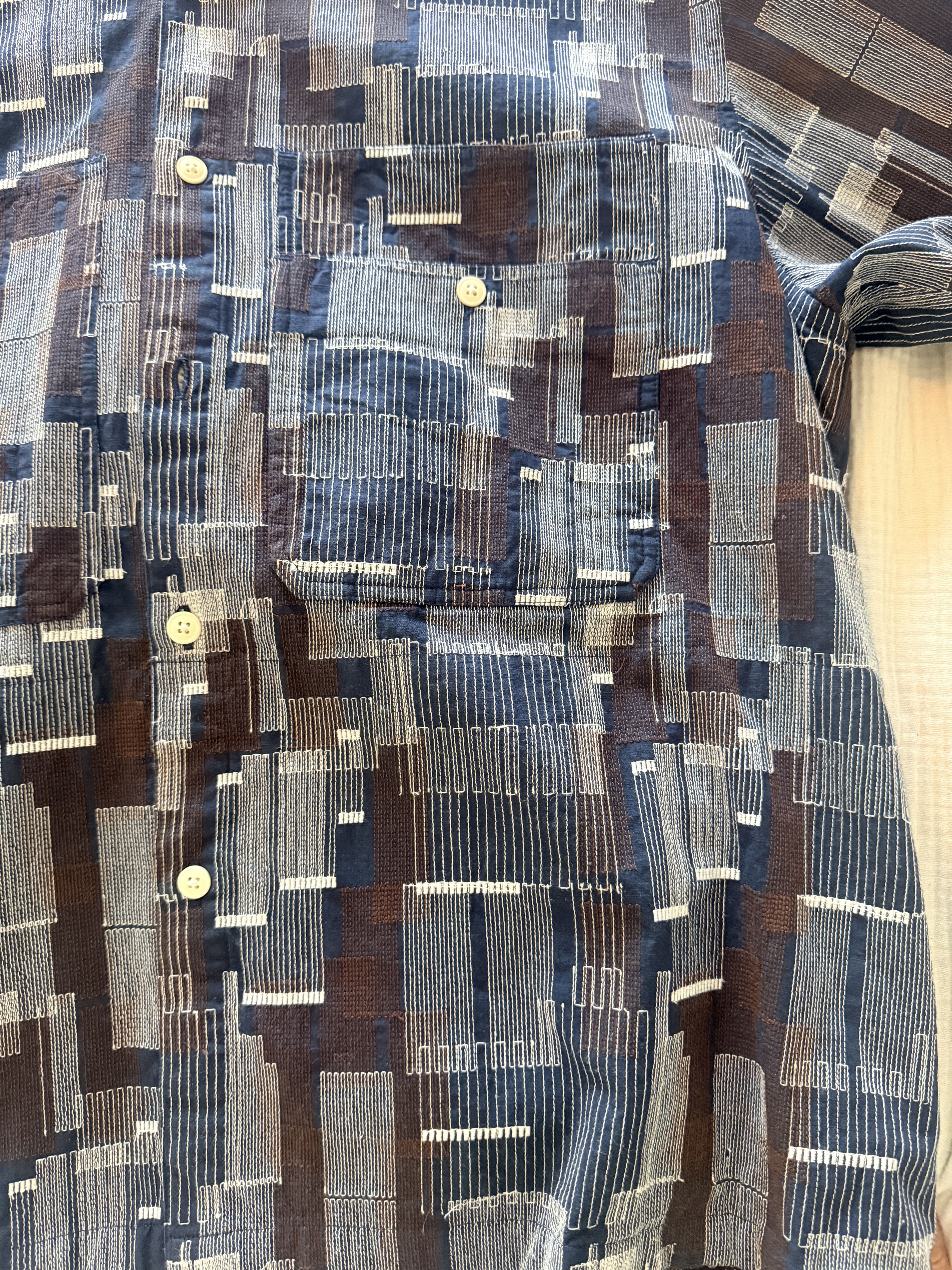 18 East PILCHUCK WORK SHIRT - EMBROIDERED COTTON MICRO RIPSTOP Size US L / EU 52-54 / 3 - 3 Thumbnail