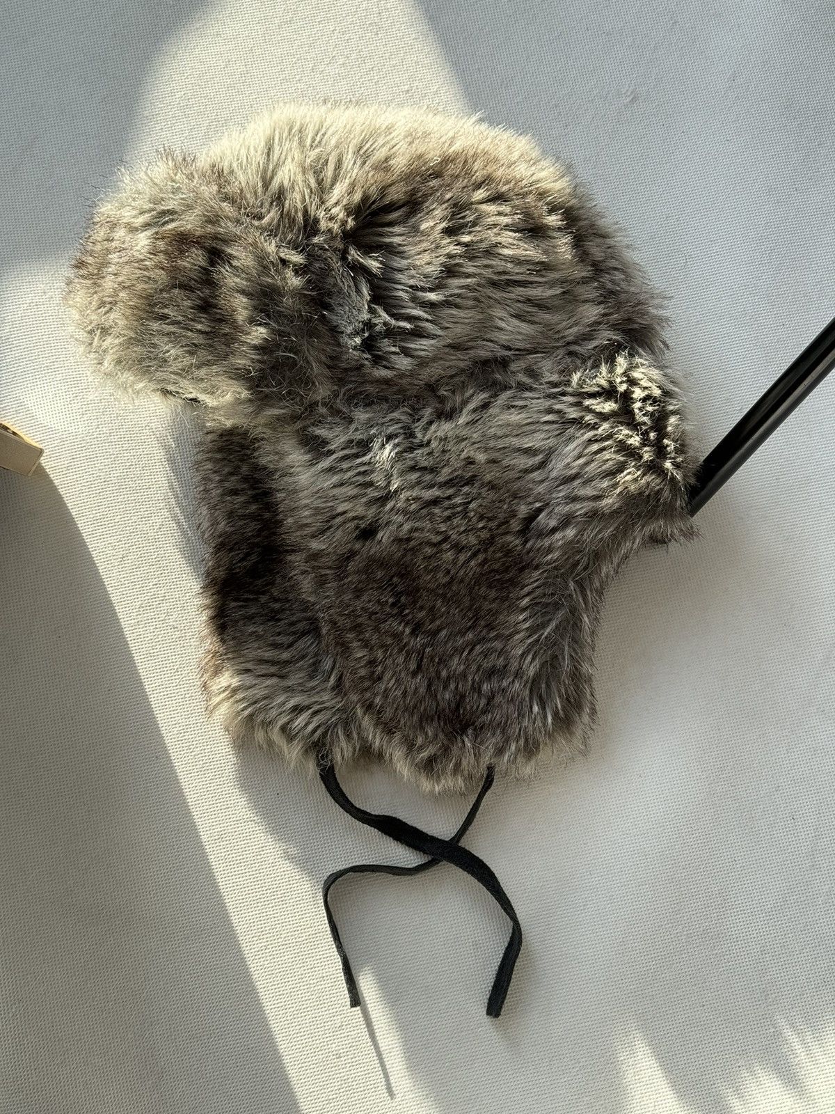 Japanese Brand Vintage Mask Fuzzy Faux Fur Trapper Ushanka Hat OS Size ONE SIZE - 1 Thumbnail
