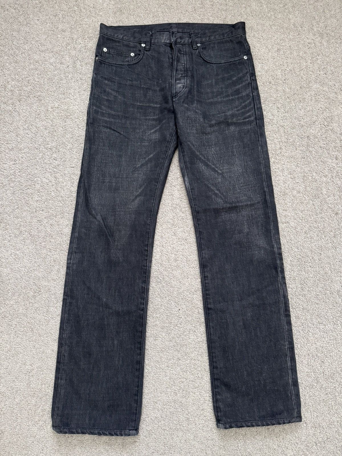 Dior Dior Homme by Hedi Slimane MIJ Faded Clawmark Denim Jeans