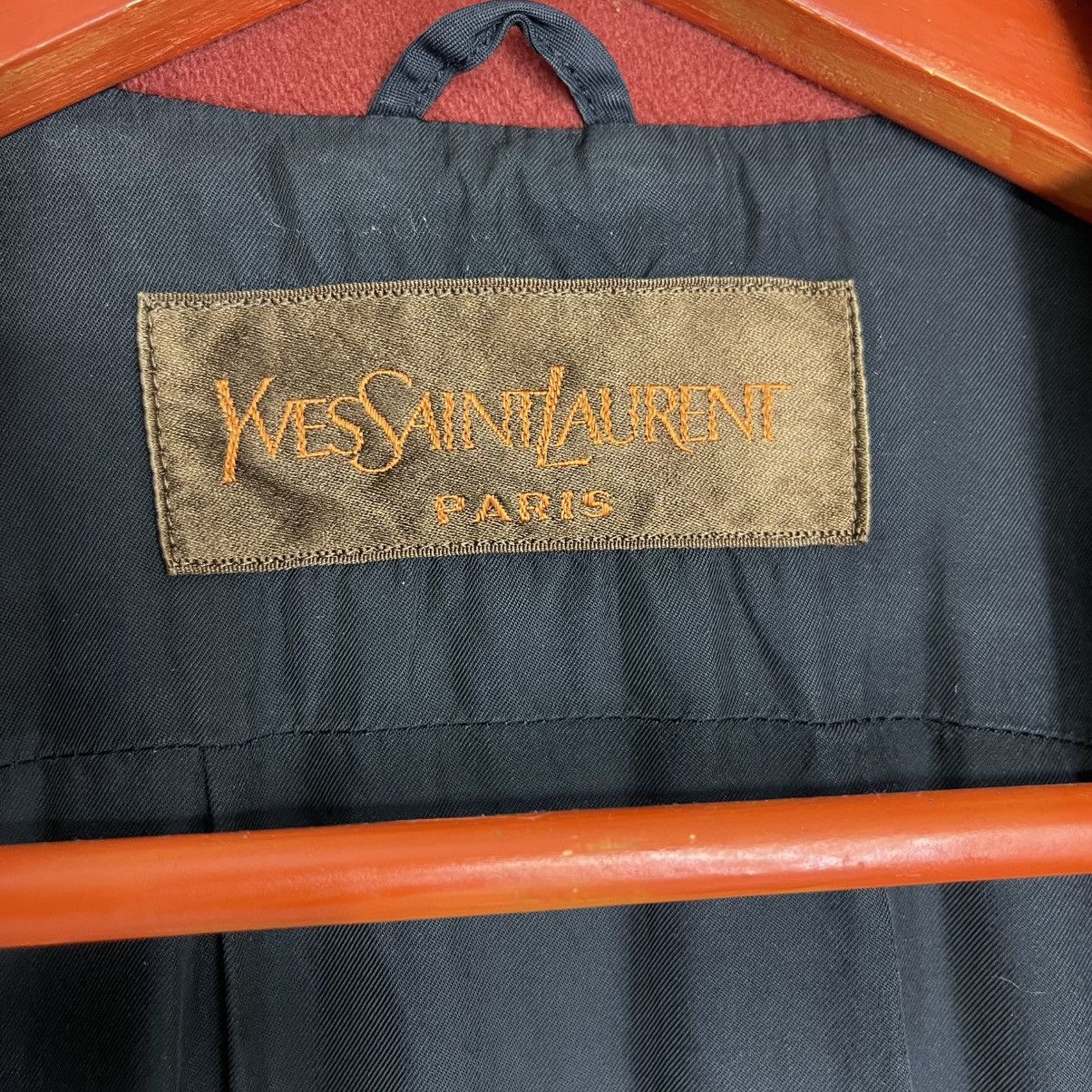 Vintage × Yves Saint Laurent Vintage Yves Saint Lauren Paris Coat Size M / US 6-8 / IT 42-44 - 6 Thumbnail
