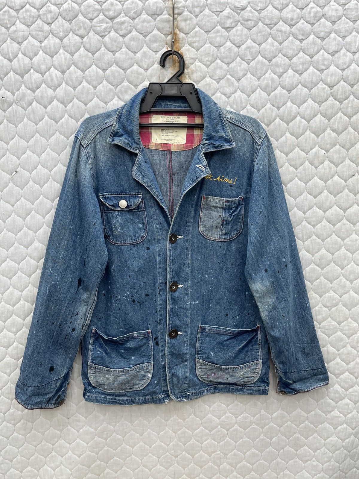 KOJIMA GENES 🔥🔥🔥ARCHIVE M2 SQUARED DENIM CHORE JACKET Size M / US 6-8 / IT 42-44 - 1 Thumbnail