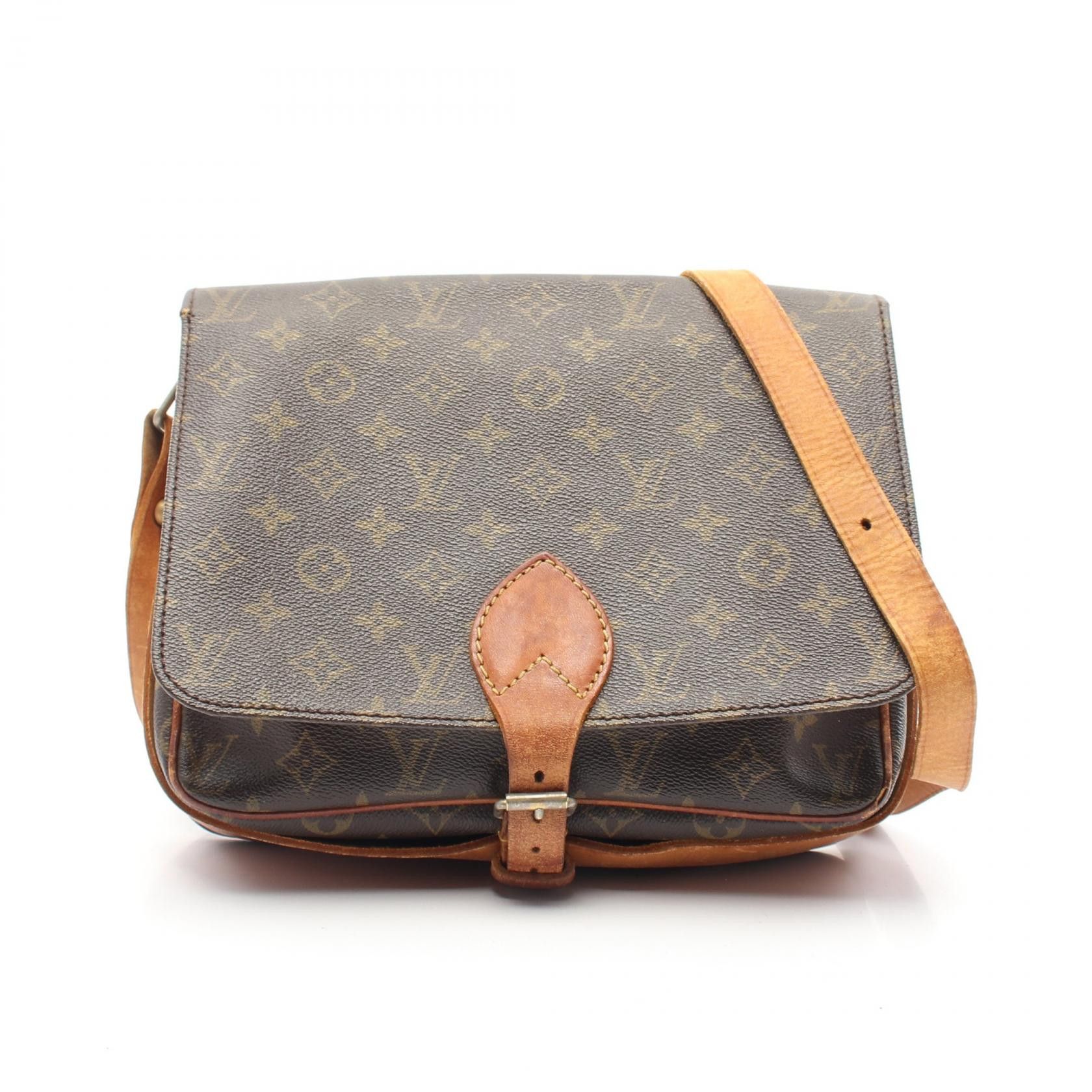 Louis Vuitton Louis Vuitton Louis Vuitton Cartouchiere GM Monogram Shoulder Bag Canvas Shoulder Bag M51252 Size ONE SIZE - 1 Thumbnail
