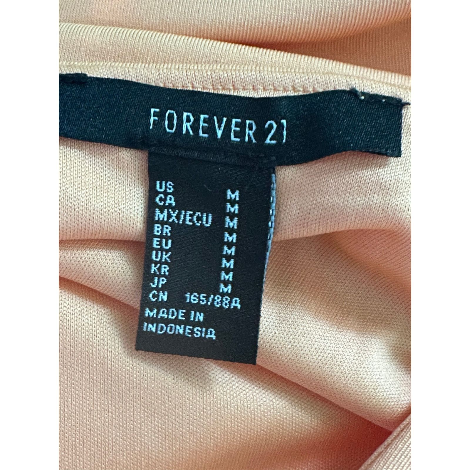 Forever 21 Forever 21 melon orange bodycon mini dress size medium Size M / US 6-8 / IT 42-44 - 3 Thumbnail