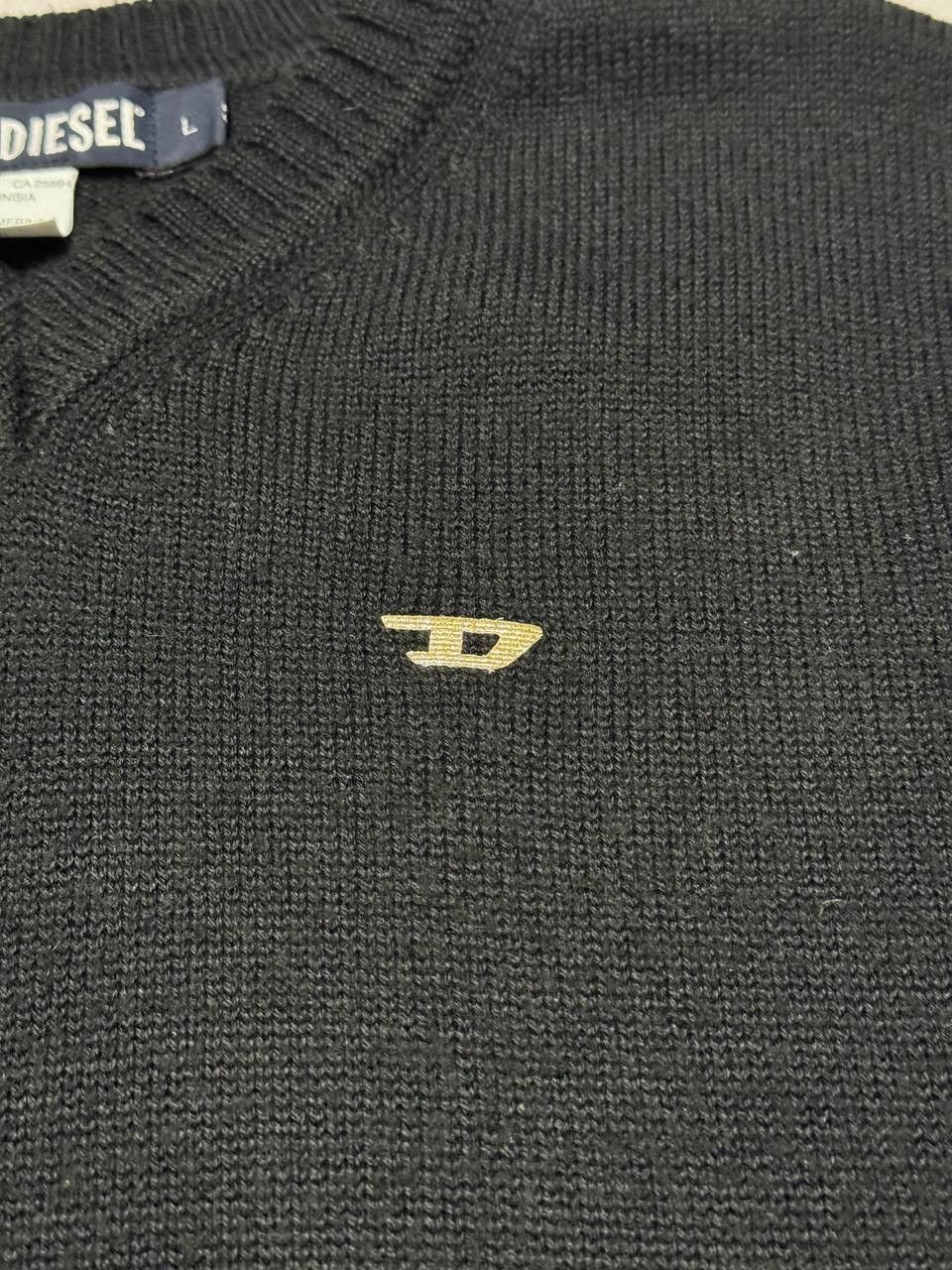 Diesel × Vintage Vintage Diesel Sweater Knit Baggy Mini Logo Y2K 90s Size US L / EU 52-54 / 3 - 5 Thumbnail
