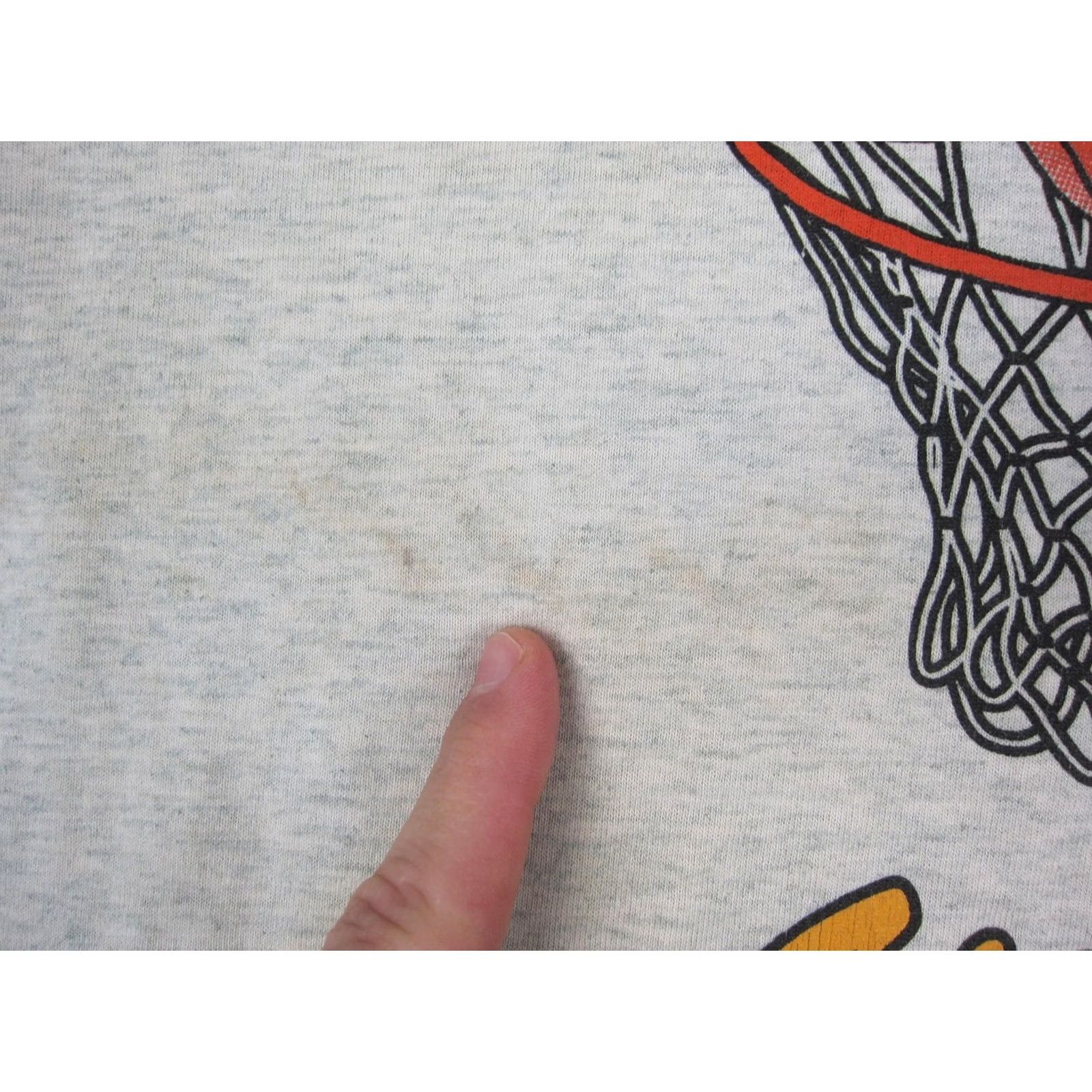 Fruit Of The Loom VINTAGE Prairie State Basketball Shirt Men XL Gray Single Stitch 90s Size US XL / EU 56 / 4 - 4 Thumbnail