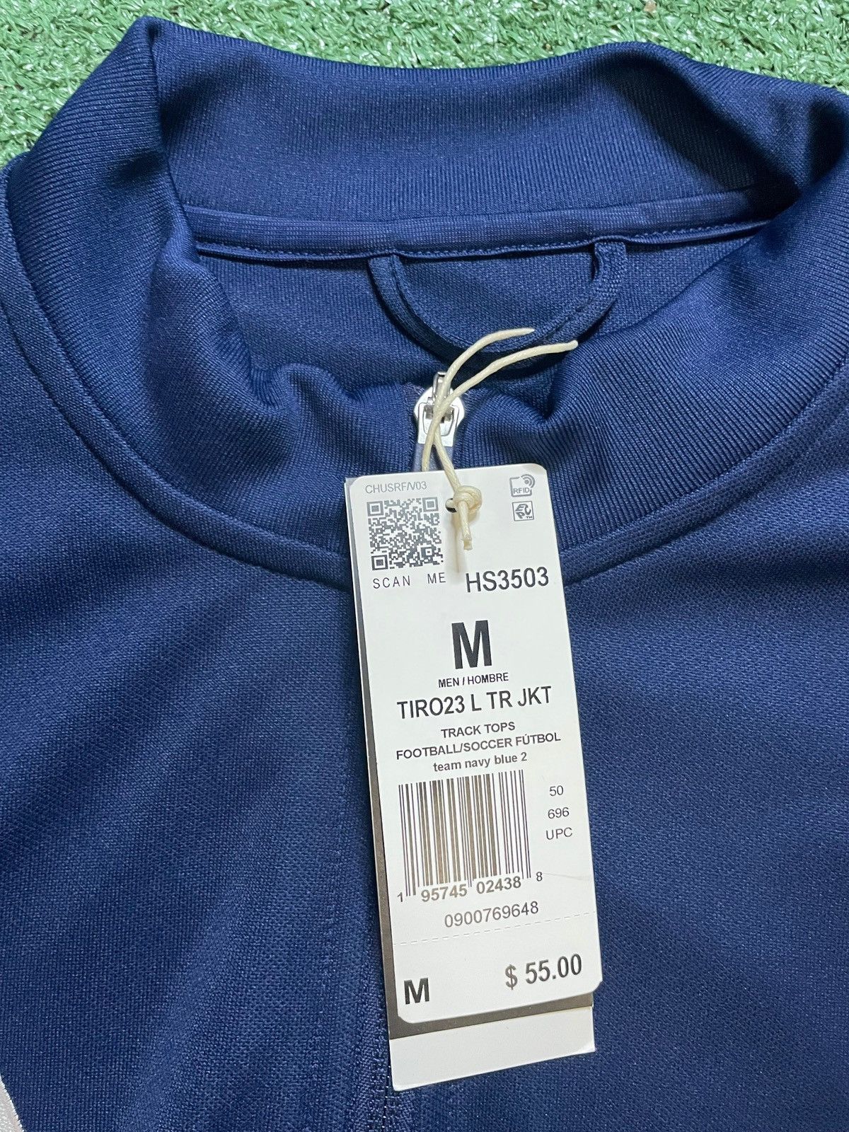 Adidas Adidas navy and white tracksuit Size US M / EU 48-50 / 2 - 7 Thumbnail