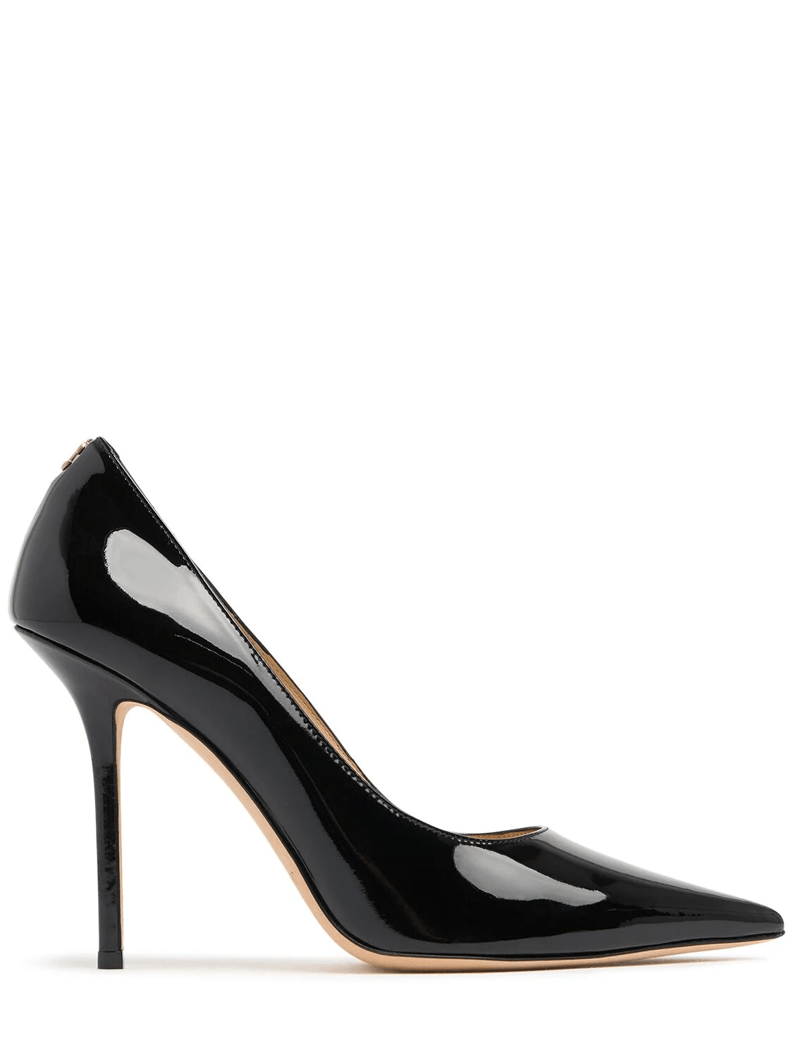 JIMMY CHOO Love 100 Black Patent Pumps New Auth