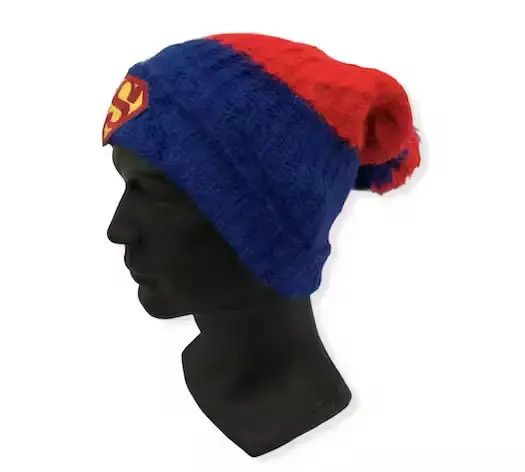 Cartoon Network × DC Comics Vintage Superman Big logo Beanie Hat Size ONE SIZE - 2 Thumbnail