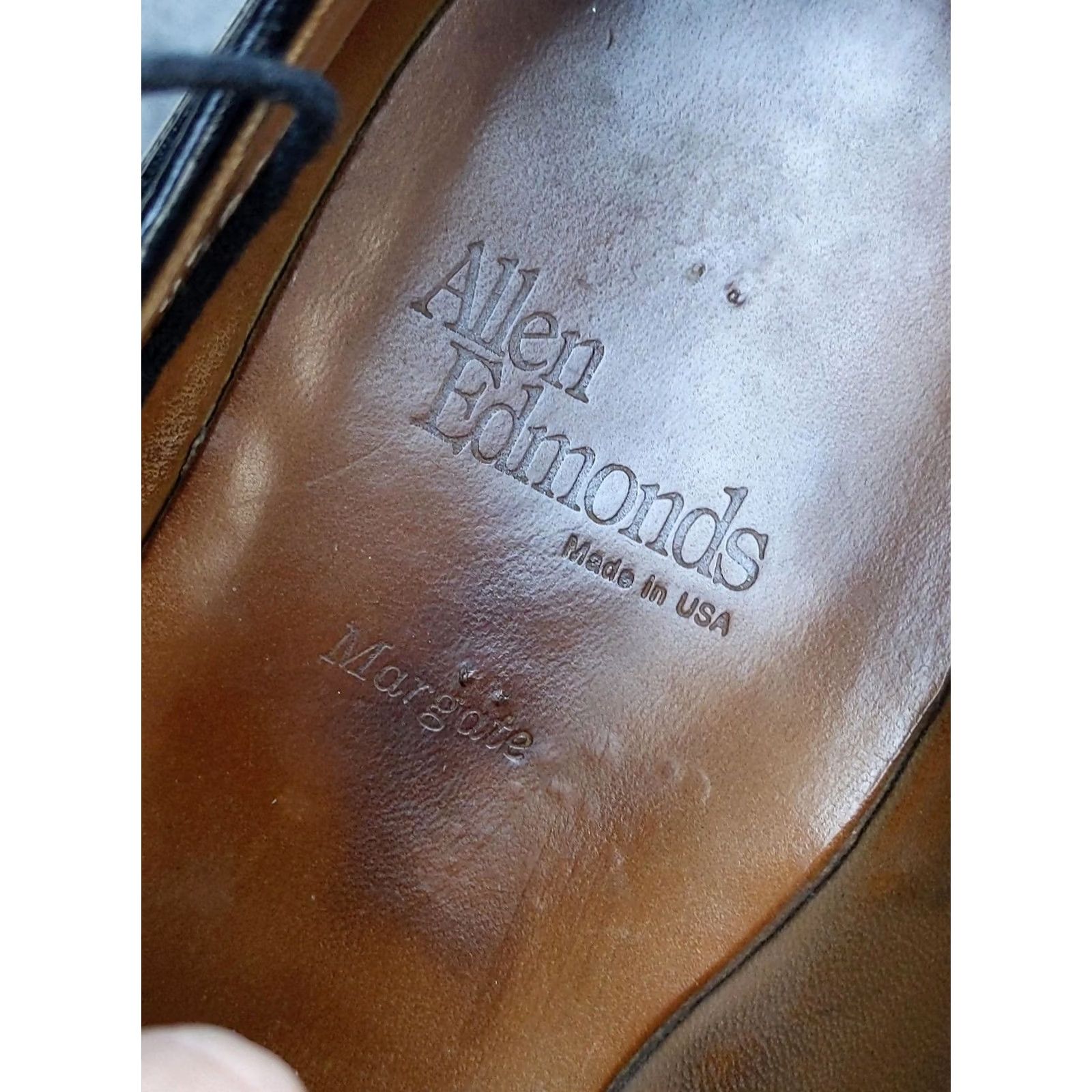 Allen Edmonds Allen Edmonds Shoes Mens 13 B Black Leather Cap Toe Oxford Margate Made USA Mens Dress Shoes Cap Toe Oxford, Black, 13B, Margate, USA Size ONE SIZE - 3 Thumbnail