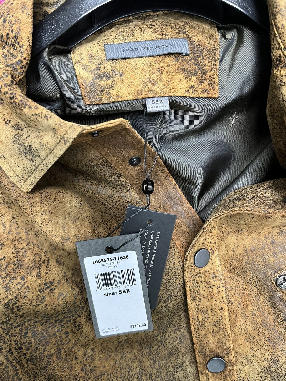 John Varvatos Kadd Shirt Jacket. EU 58x USA 48x Size US XXL / EU 58 / 5 - 11 Thumbnail