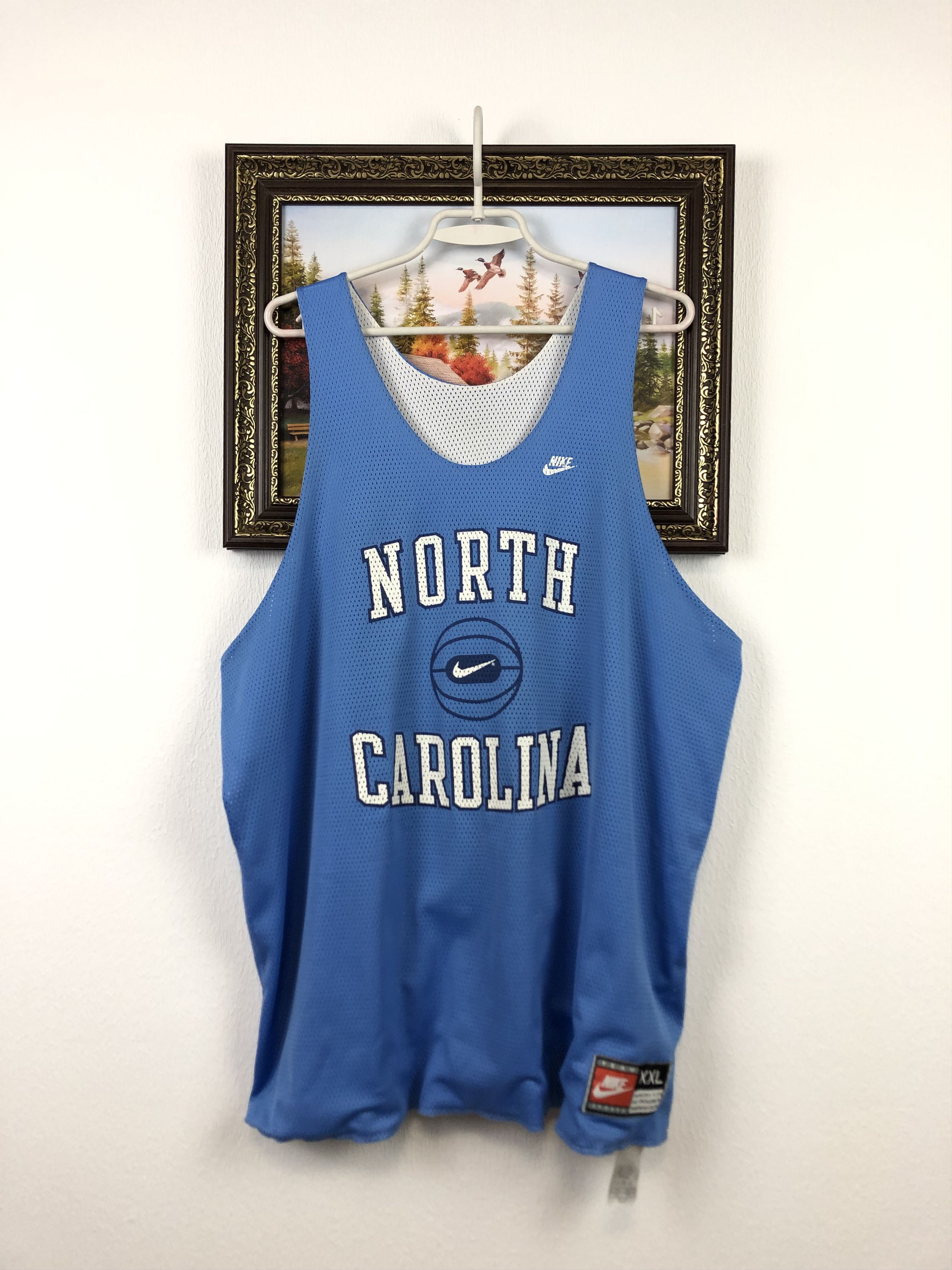 Nike × Vintage Vintage NCAA North Carolina Double Sided Jersey Shirt Rare Size US XXL / EU 58 / 5 - 1 Thumbnail