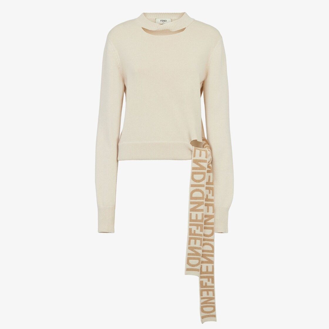 Fendi o1loc1c0824 Pullover in Beige Size XS / US 0-2 / IT 36-38 - 1 Thumbnail