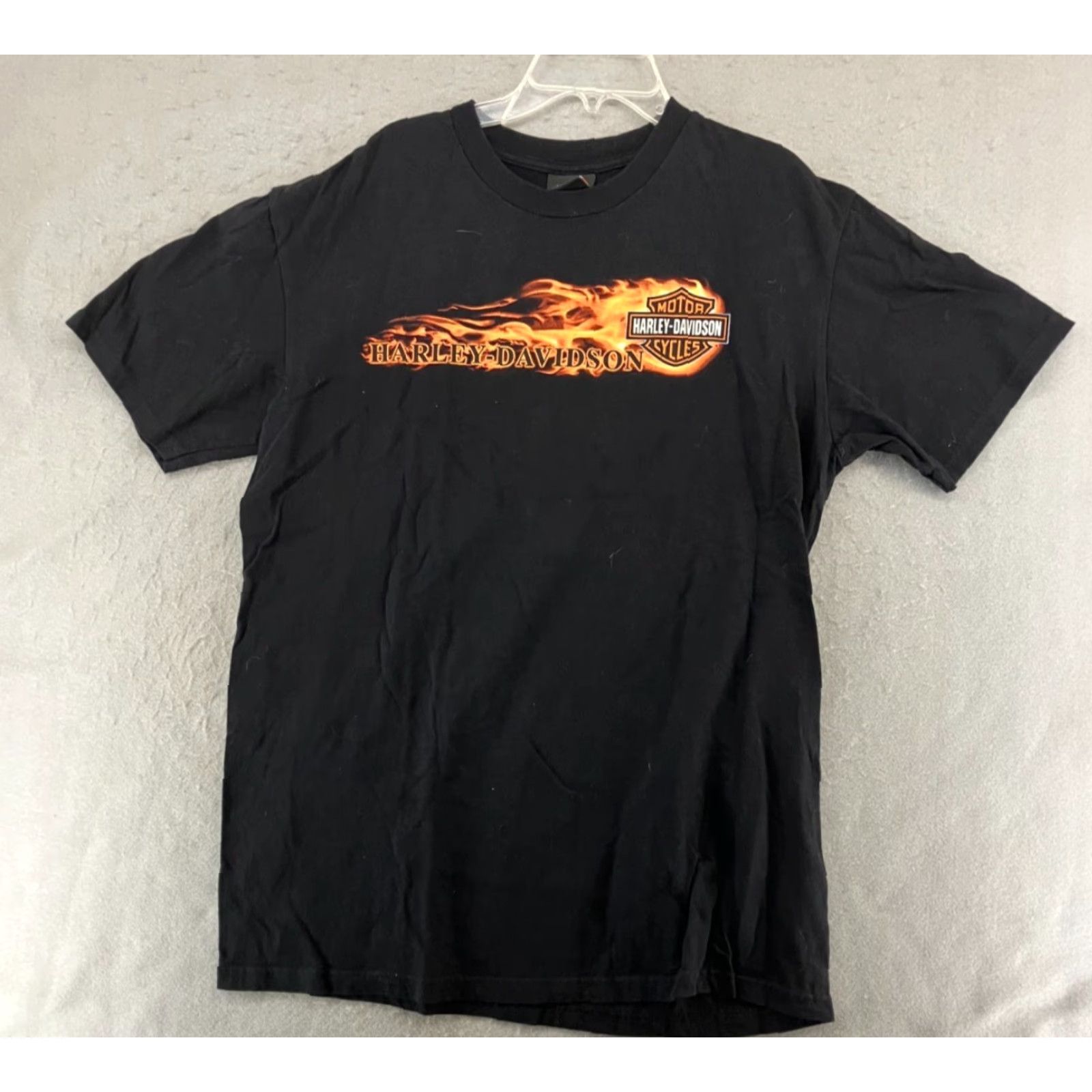 Harley Davidson Harley-Davidson Motorcycle T-Shirt Men Large Black Biker Vintage 90s Casual Apparel Size L / US 10 / IT 46 - 2 Thumbnail