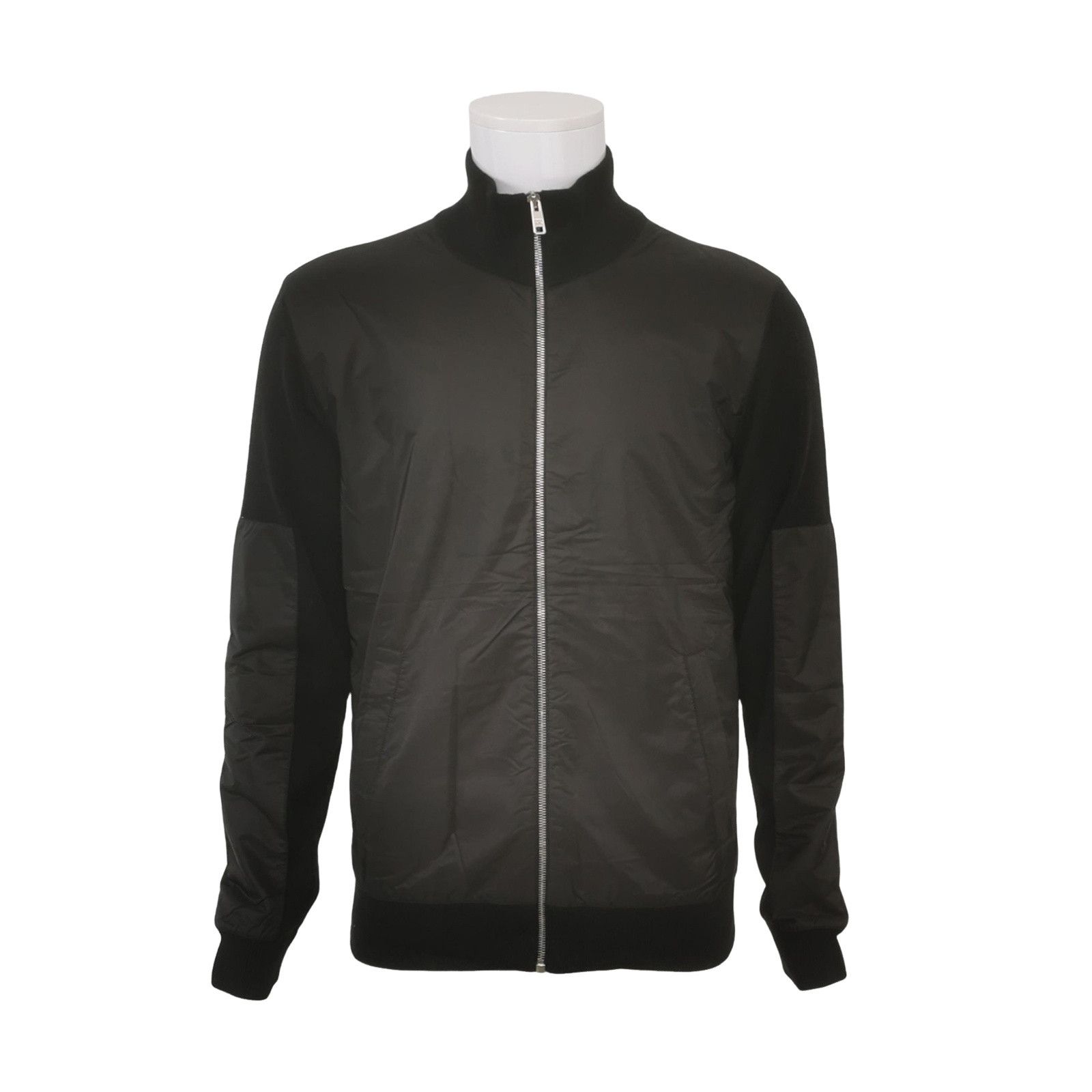 Prada Prada Wool Panel Zip Up Jacket Size 52 Size US L / EU 52-54 / 3 - 1 Thumbnail