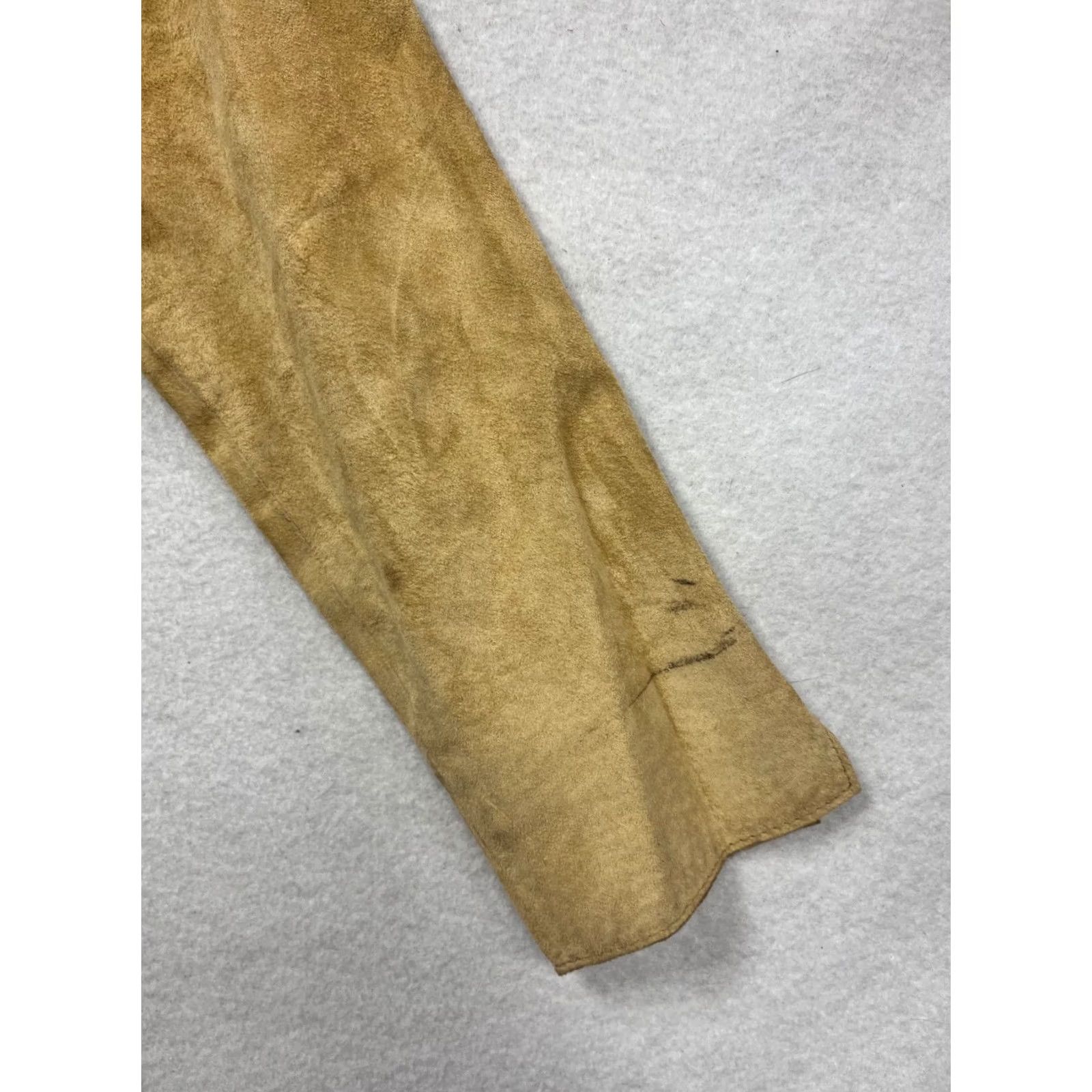 Vintage Valerie Stevens Womens Jacket S Tan Suede Button-Front Vintage? No Size S / US 4 / IT 40 - 7 Thumbnail
