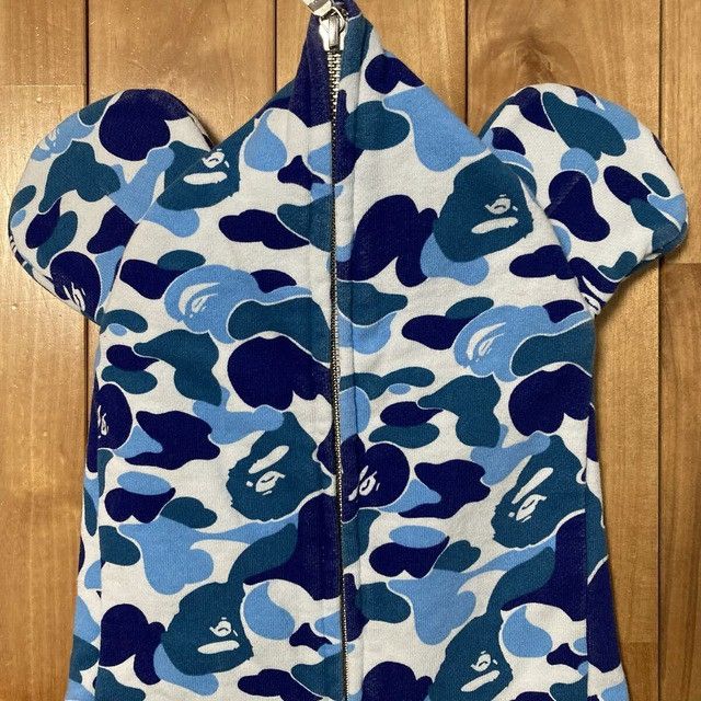 Bape BAPE × Medicom Toy BE@R full zip hoodie ABC camo blue APE Size US L / EU 52-54 / 3 - 3 Thumbnail