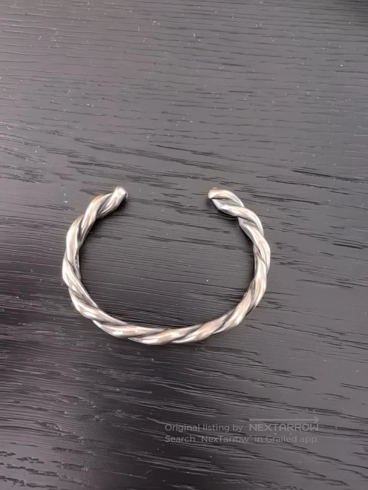RRL Ralph Lauren RRL Silver Twisted Bracelet. Size ONE SIZE - 1 Thumbnail