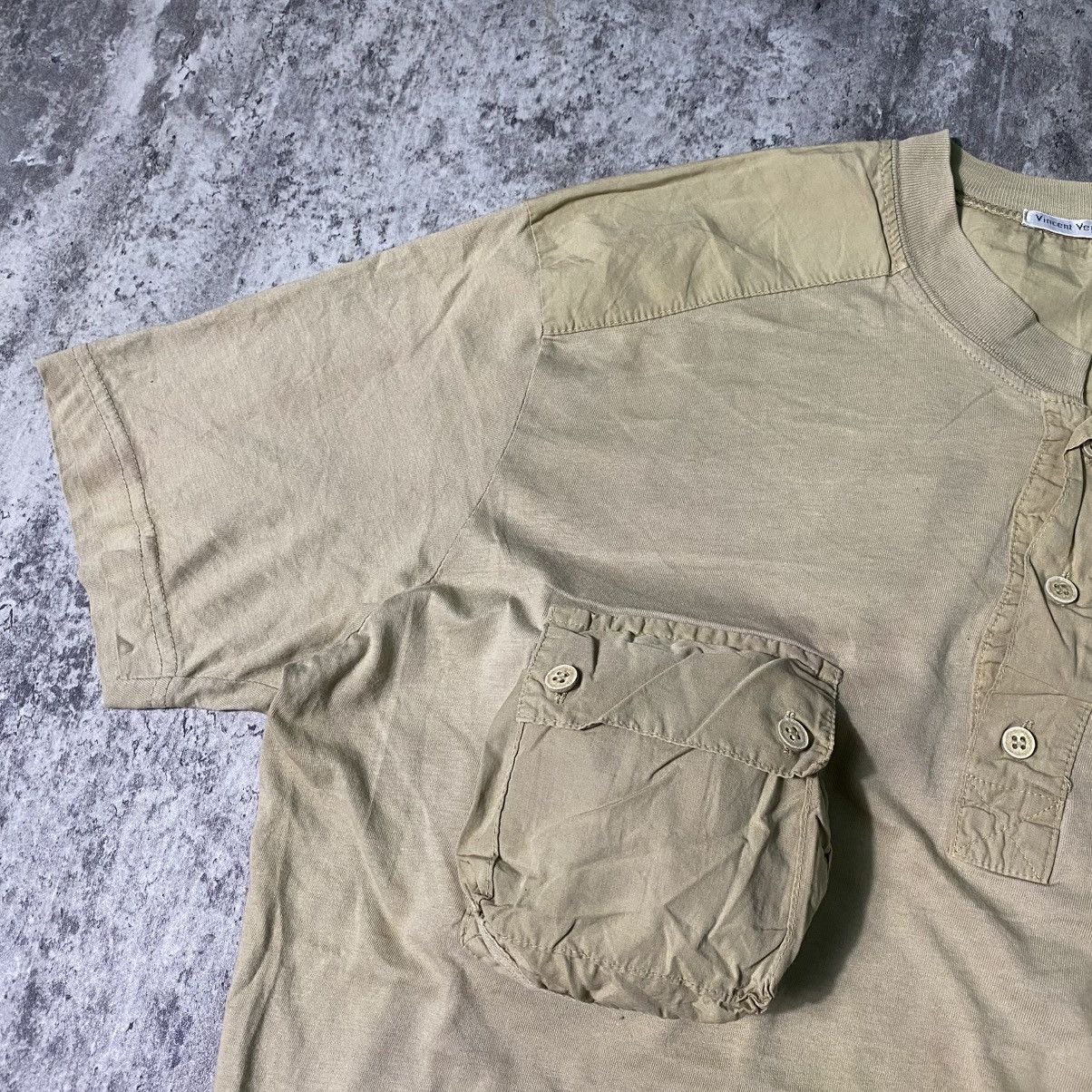 Other Vintage Vincent Vega Designer Italy Two Pocket Tshirt Size US L / EU 52-54 / 3 - 4 Thumbnail