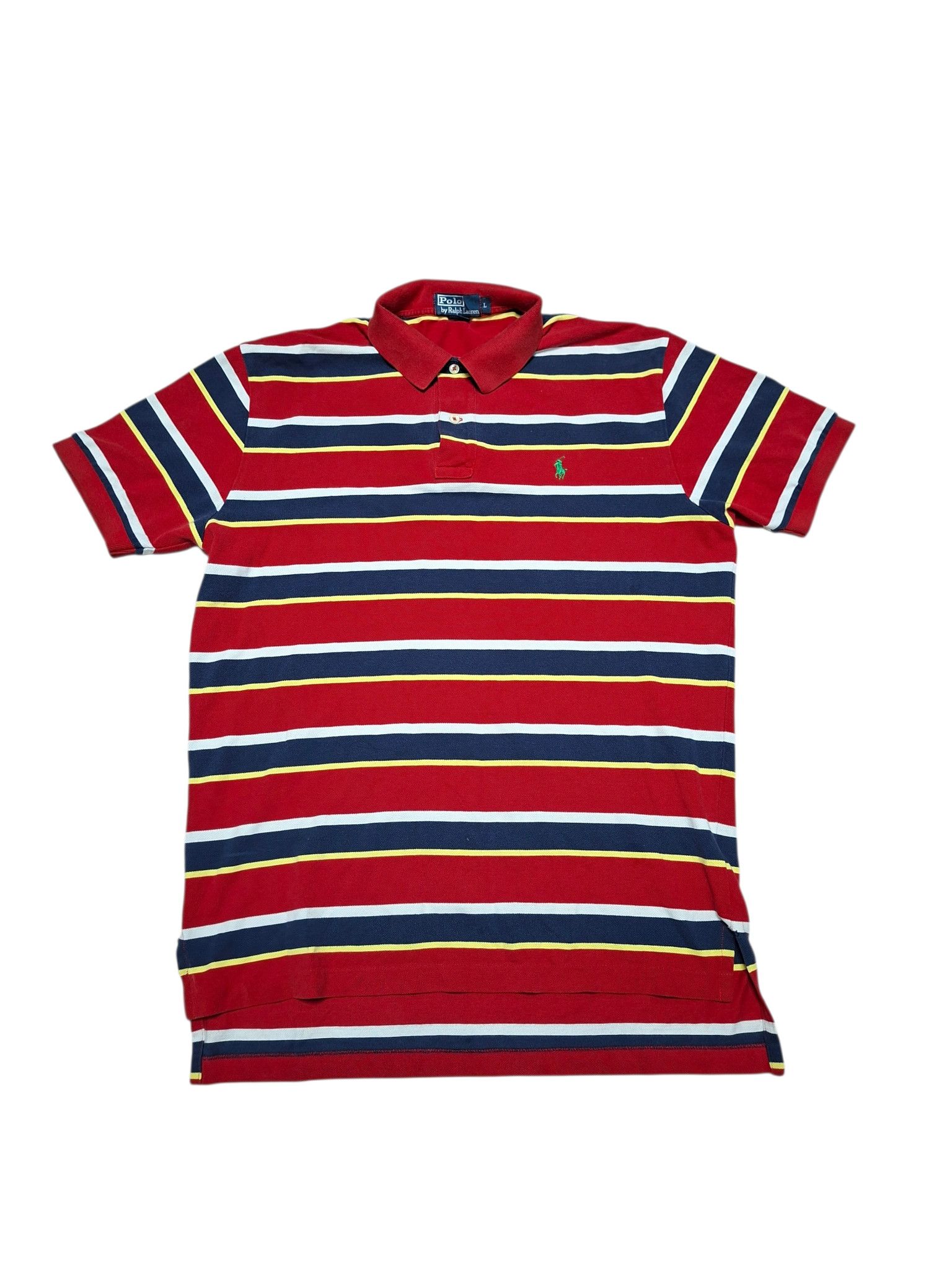 Polo Ralph Lauren POLO RALPH LAUREN VINTAGE LUXURY STRIPED POLO SHIRT Size US L / EU 52-54 / 3 - 1 Thumbnail