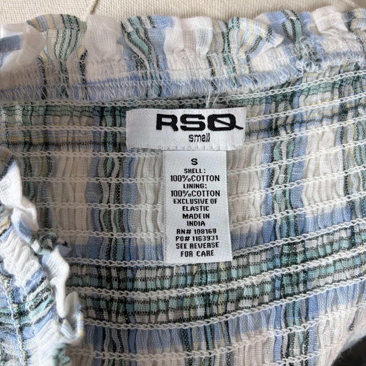 Rsq Rsq blue plaid ruffle mini dress Size S / US 4 / IT 40 - 3 Thumbnail