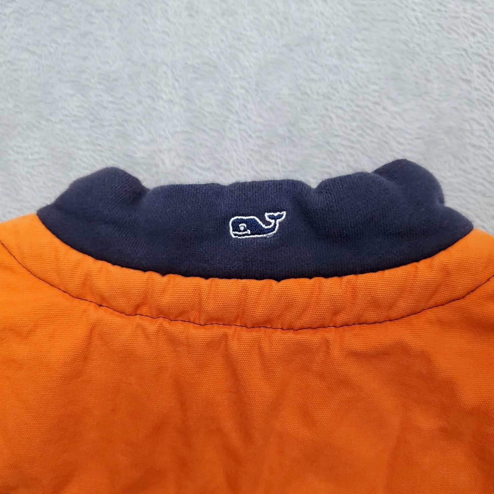 Vineyard Vines Vineyard Vines Sweater Mens M Orange 100% Cotton Long Sleeve 1/4 Zip Pullover Golf Casual Mens Size US M / EU 48-50 / 2 - 8 Thumbnail