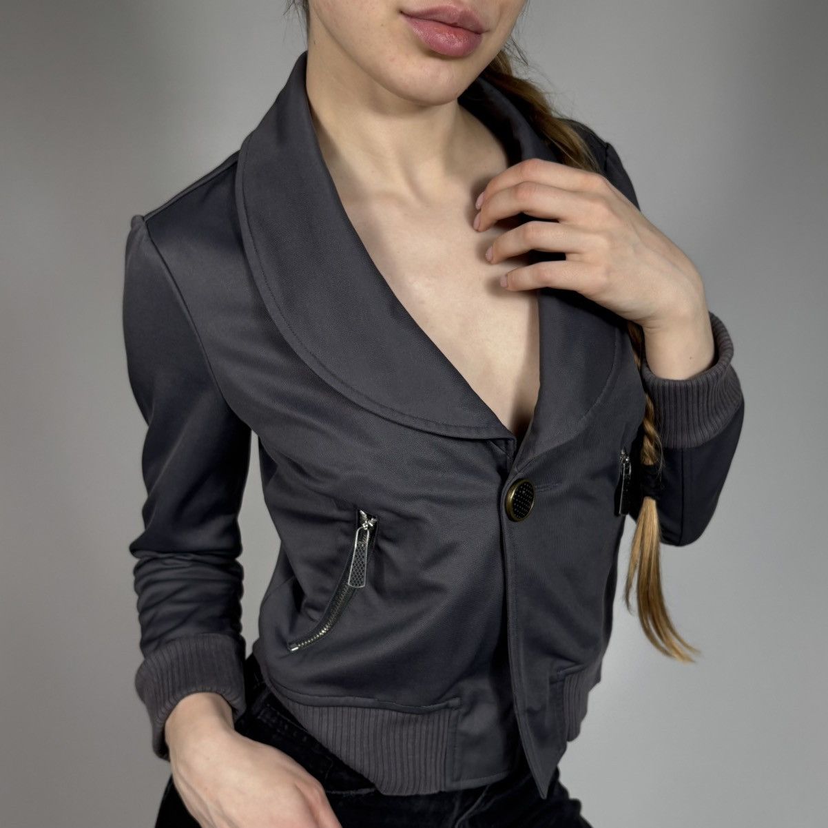 Diesel Vintage Y2K Diesel Retro Jacket / Blazer Casual 90s Style Size S / US 4 / IT 40 - 1 Thumbnail