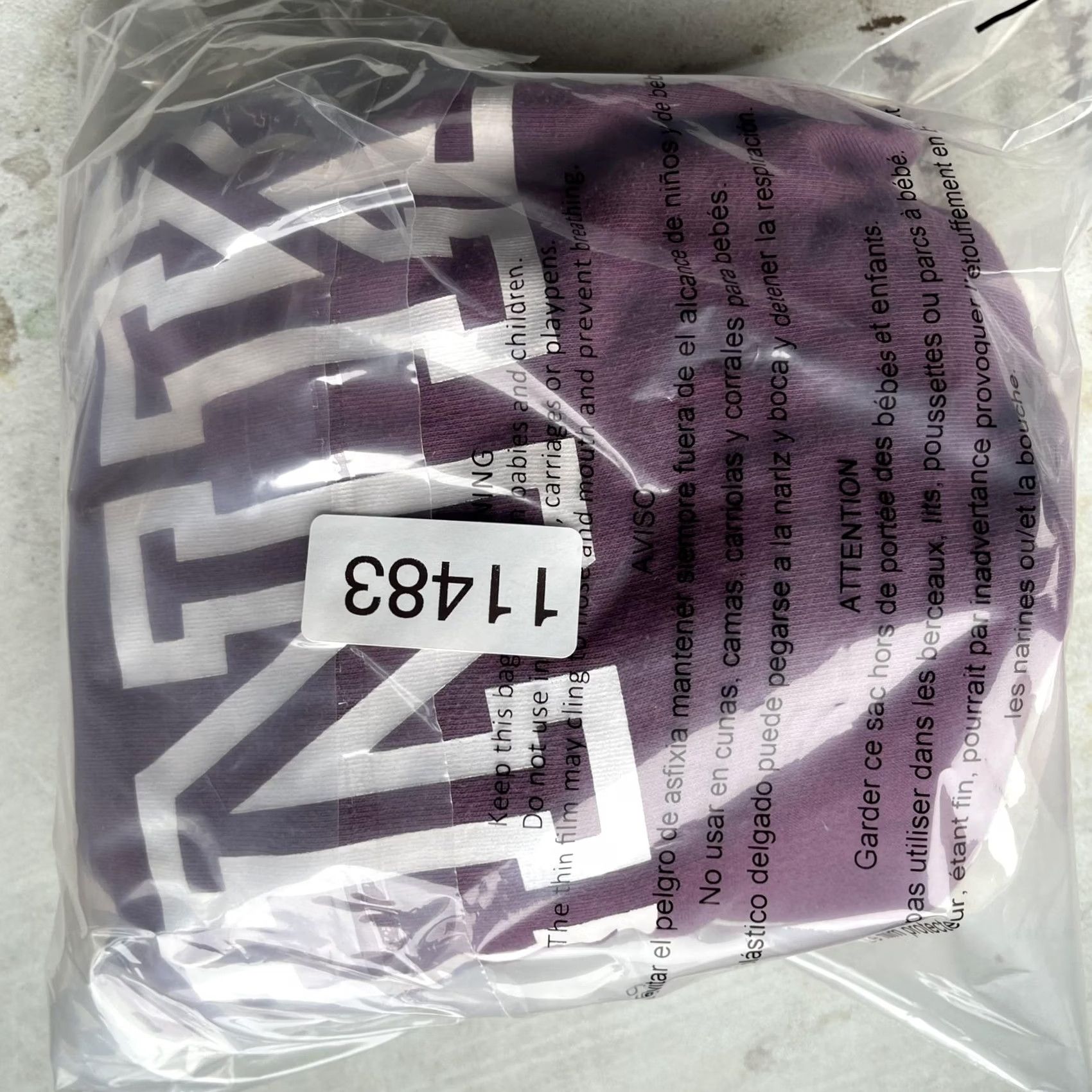 Pinko VINTAGE Victoria's Secret PINK Sweatshirt Womens Medium Purple Funnel Neck Fleece Logo Size M / US 6-8 / IT 42-44 - 7 Thumbnail