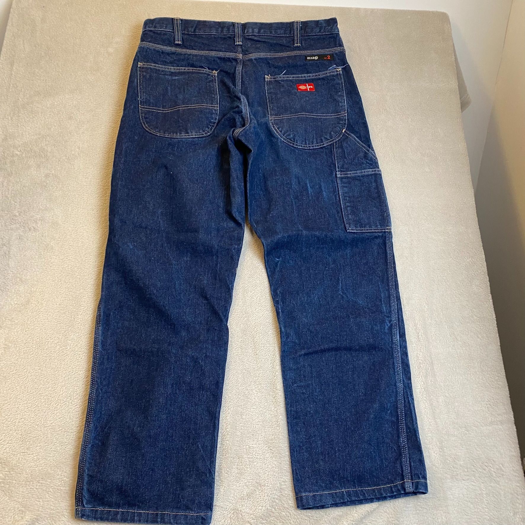 Dickies Dickies Mens Jeans Size 36X32 Relaxed Fit Flame-Resistant Bl Size US 36 / EU 52 - 16 Thumbnail