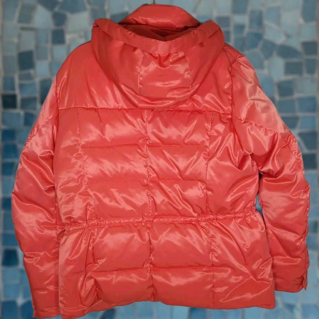 Bogner VINTAGE Bogner Down Puffer Jacket Removable Hood Women’s US 14 (XL) Red-Orange Size XL / US 12-14 / IT 48-50 - 1 Thumbnail