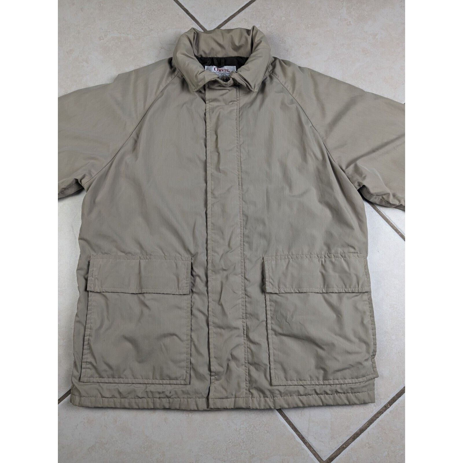 Orvis Vtg Orvis Jacket Tan Brown Goretex Fishing Packable Hood zip Size US M / EU 48-50 / 2 - 4 Thumbnail