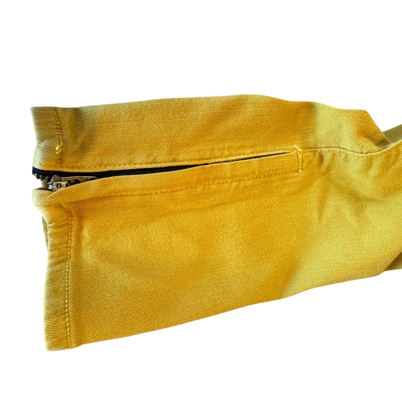 Rag & Bone Rag & Bone Mustard Yellow Zipper Jeans 29 Size 29" - 4 Thumbnail