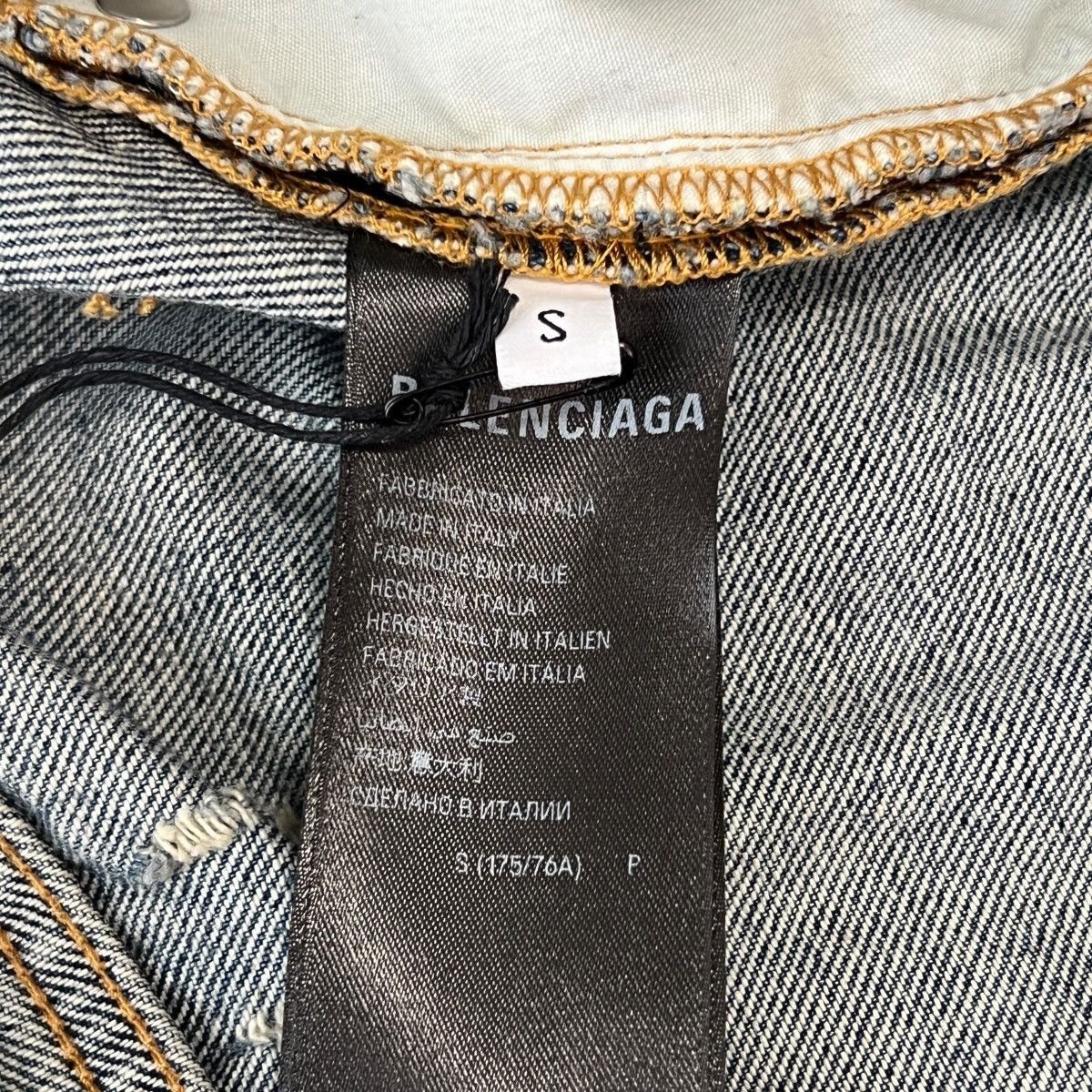 Balenciaga BALENCIAGA 23SS Super Destroyed Large Fit Baggy Denim Pants Size US 29 - 7 Thumbnail