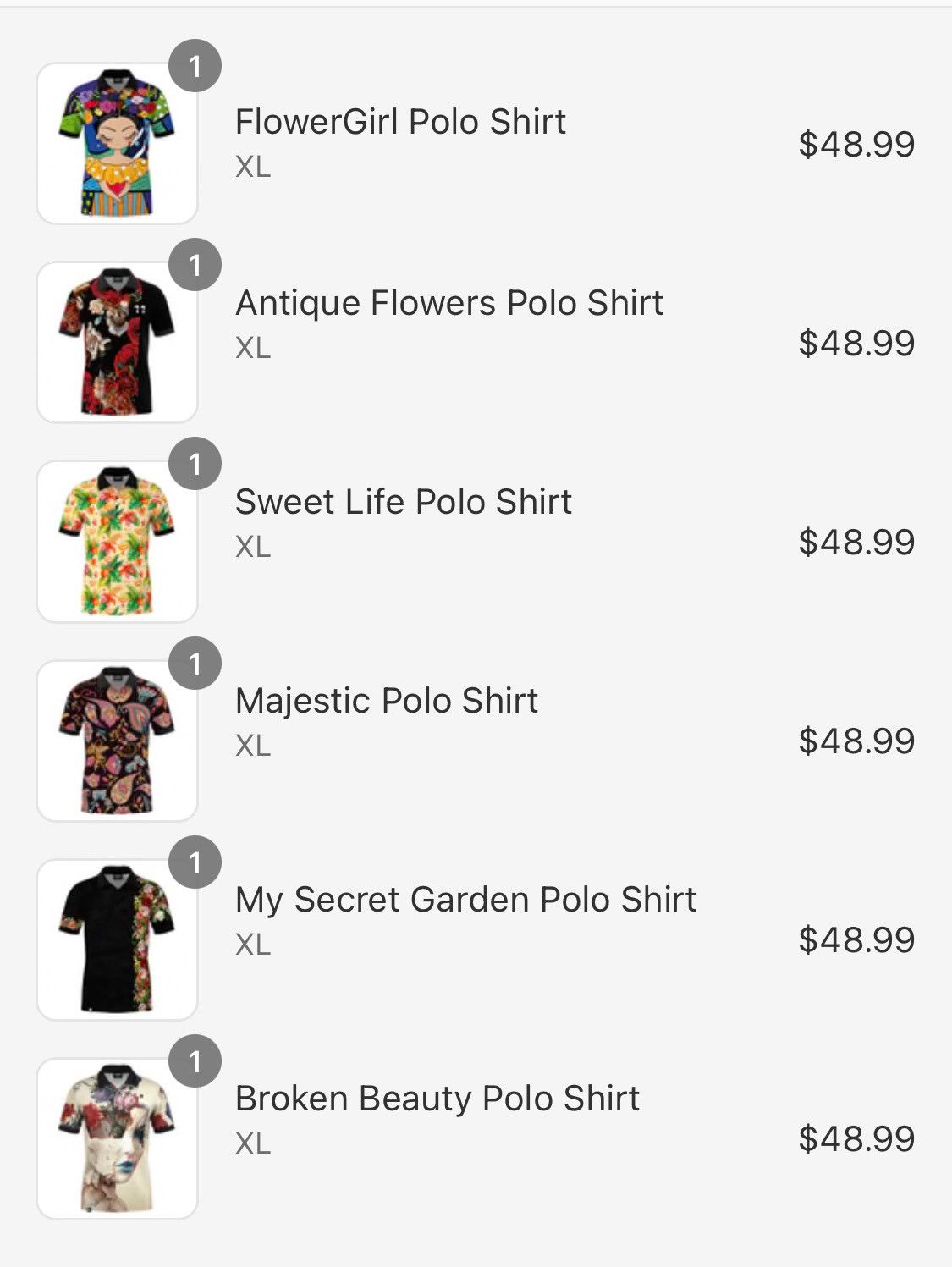 Other Unique Design Polo Shirts Size US XL / EU 56 / 4 - 11 Thumbnail