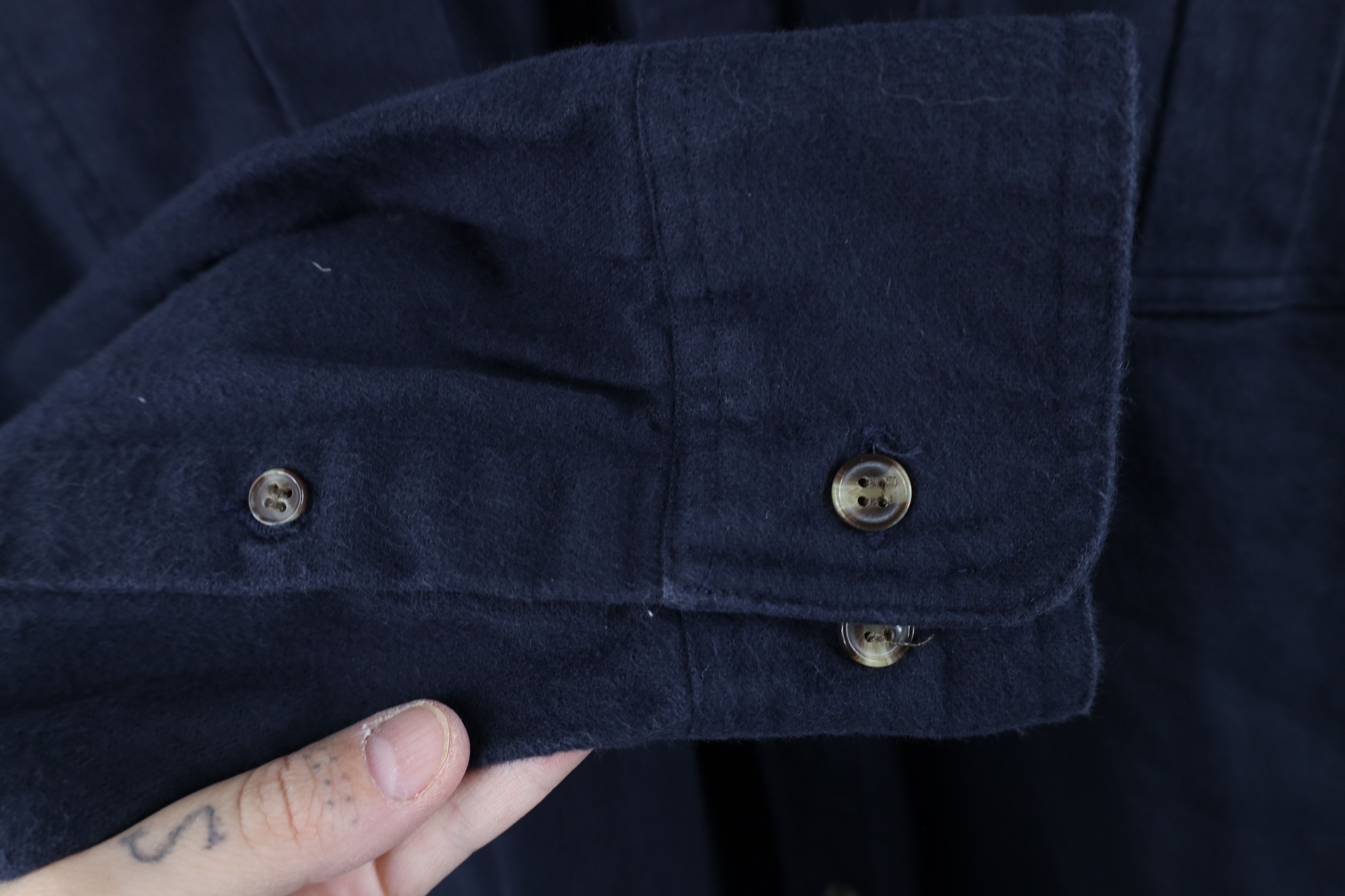 Vintage Vintage Streetwear Heavyweight Chamois Collared Button Shirt Size US XXL / EU 58 / 5 - 7 Thumbnail