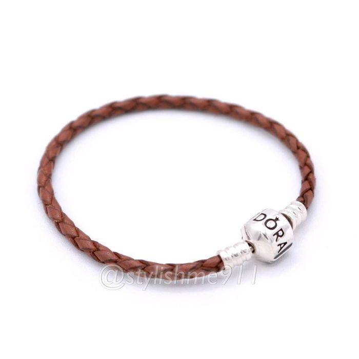 Brown pandora deals bracelet