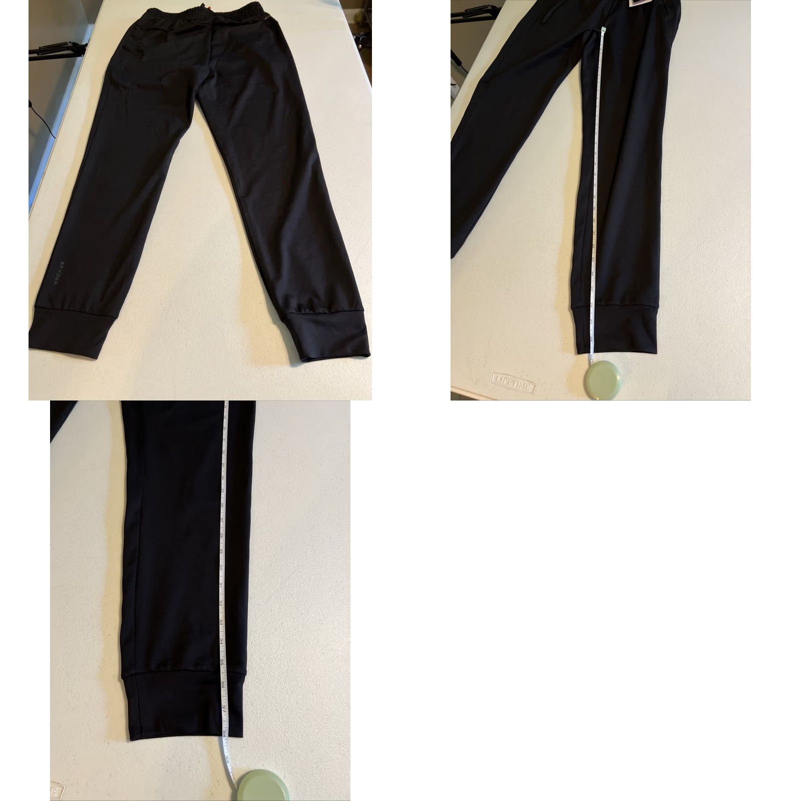 Spyder Spyder Active Men's Drawstring Jogger Pants Black Size S NWT with Pockets Size US 29 - 8 Thumbnail