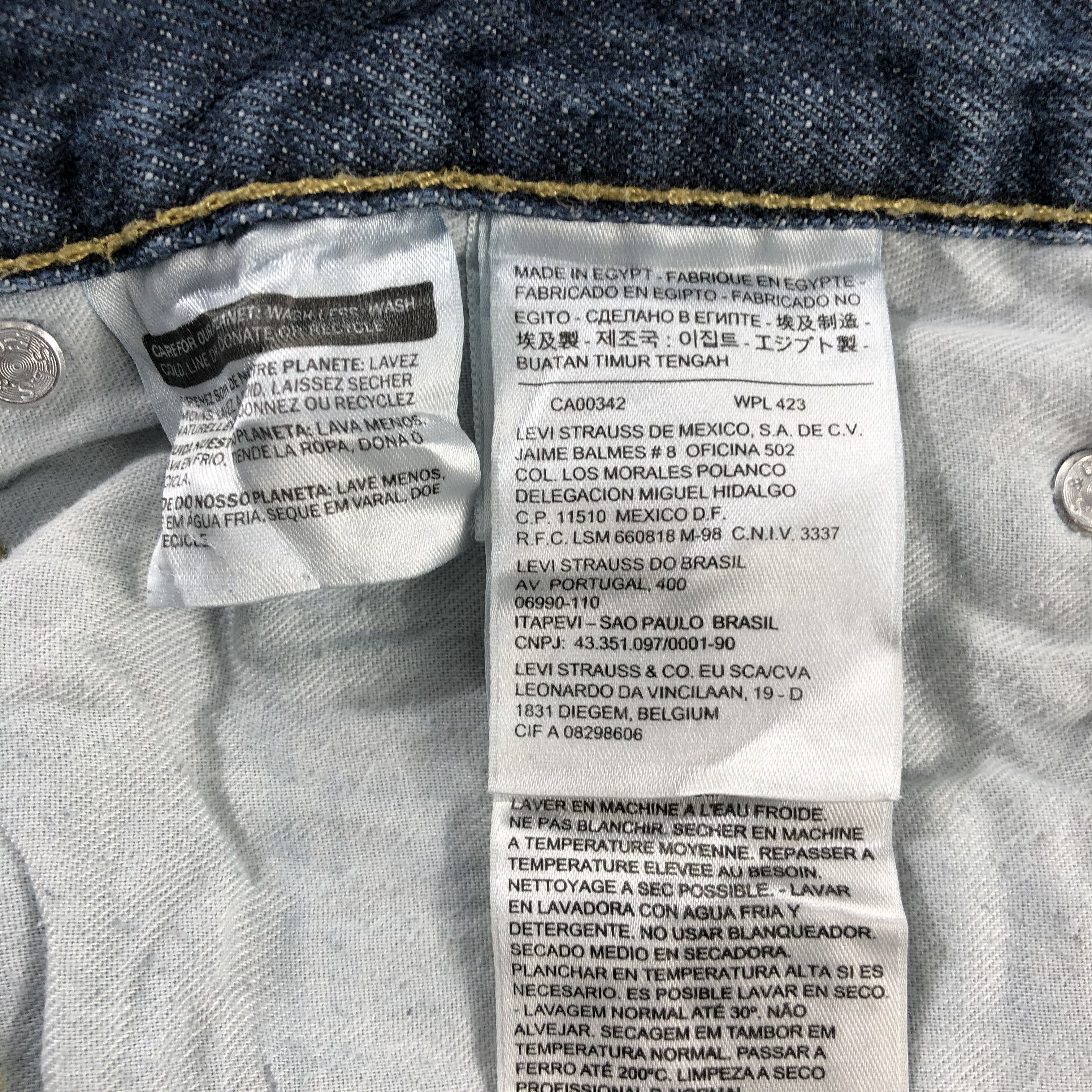 Levi's Vintage Blue Wash Levis 559 Jeans-J2627 Size US 34 / EU 50 - 12 Thumbnail