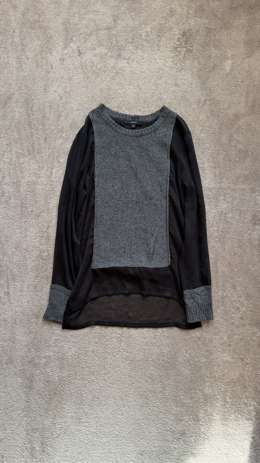 Archive Yohji Yamamoto CDG LGB Style Angora Mesh LongSleeve