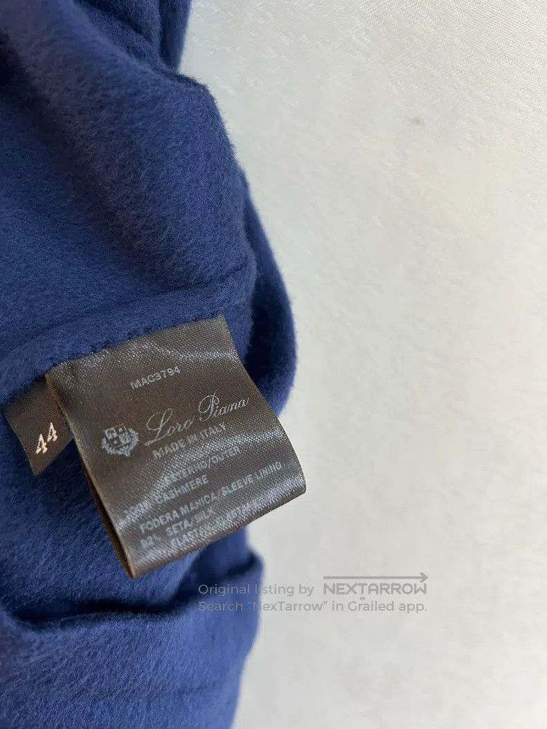 Loro Piana LORO PIANA Elegant deep blue double-sided cashmere coat Size M / US 6-8 / IT 42-44 - 7 Thumbnail