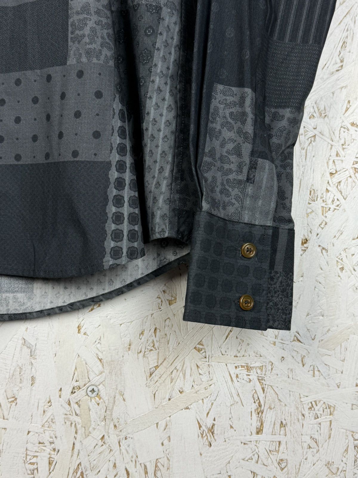 Vivienne Westwood Vivienne Westwood Man Assymetric Collar Patchwork Shirt 44 Size US S / EU 44-46 / 1 - 4 Thumbnail