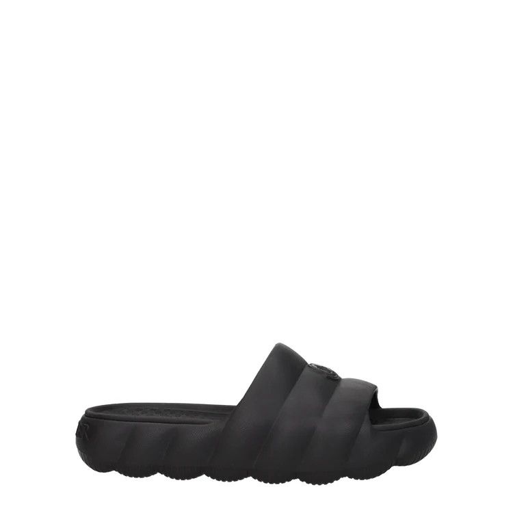 Moncler ob1o1e1124 Rubber Slippers in Black Size US 6 / IT 36 - 1 Thumbnail
