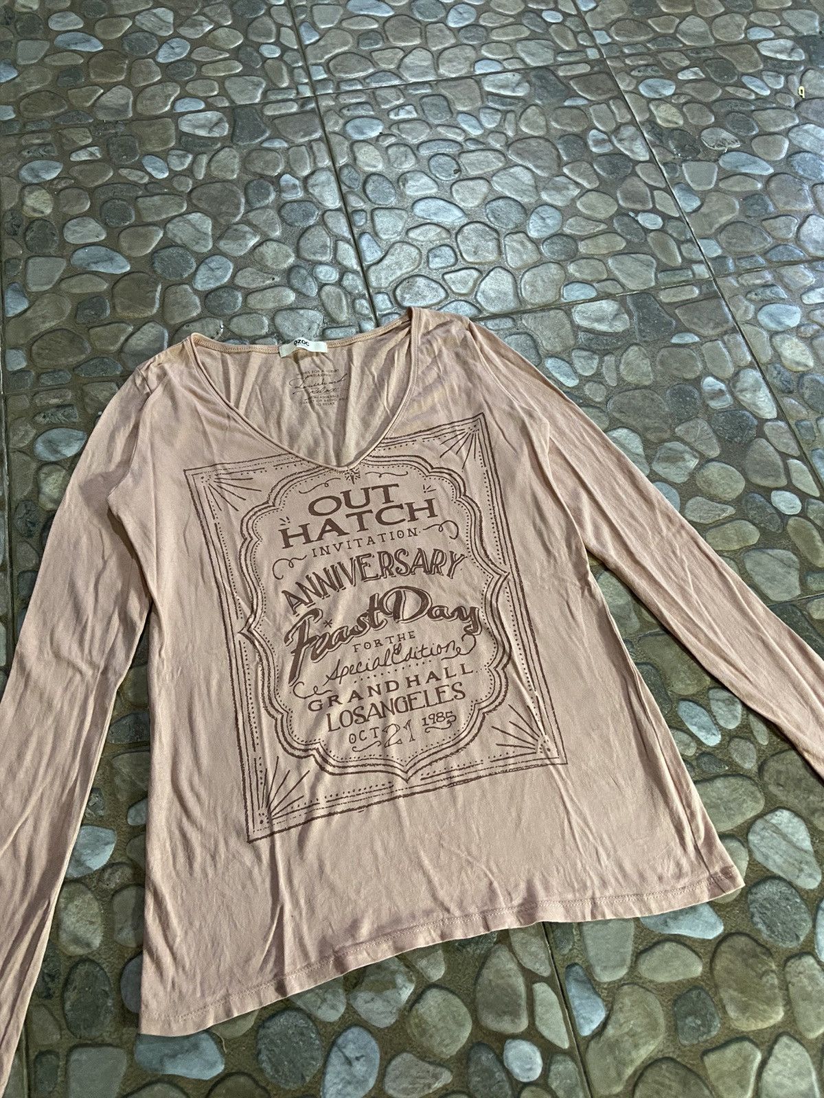 Hysteric Glamour × If Six Was Nine × Japanese Brand VTG Y2K OZOC LONG SLEEVE T-SHIRT Size M / US 6-8 / IT 42-44 - 5 Thumbnail